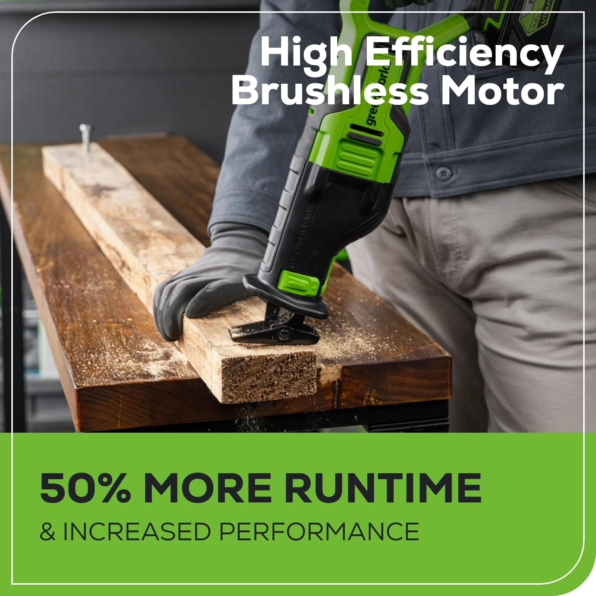 24V 1-1/8" Reciprocating Saw (Tool Only) - Image 4