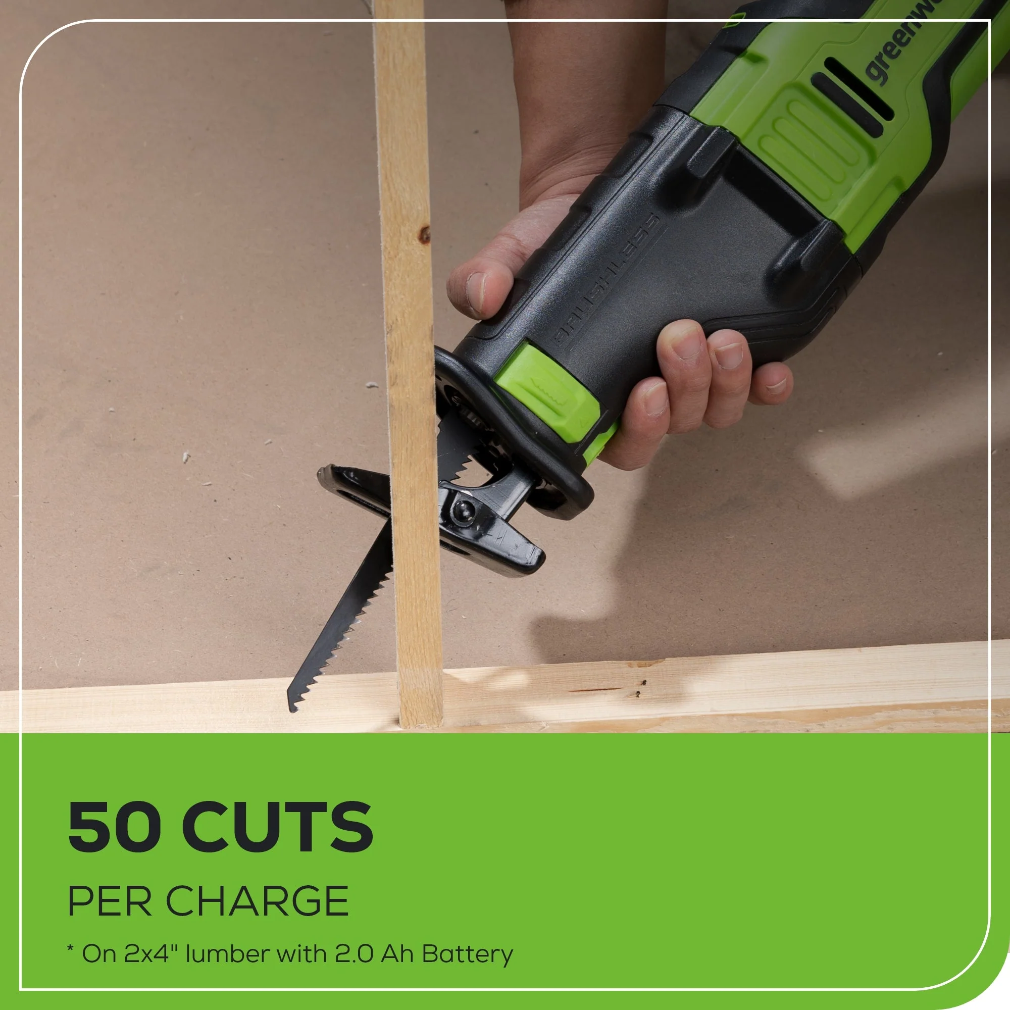 24V 1-1/8" Reciprocating Saw (Tool Only) - Image 9