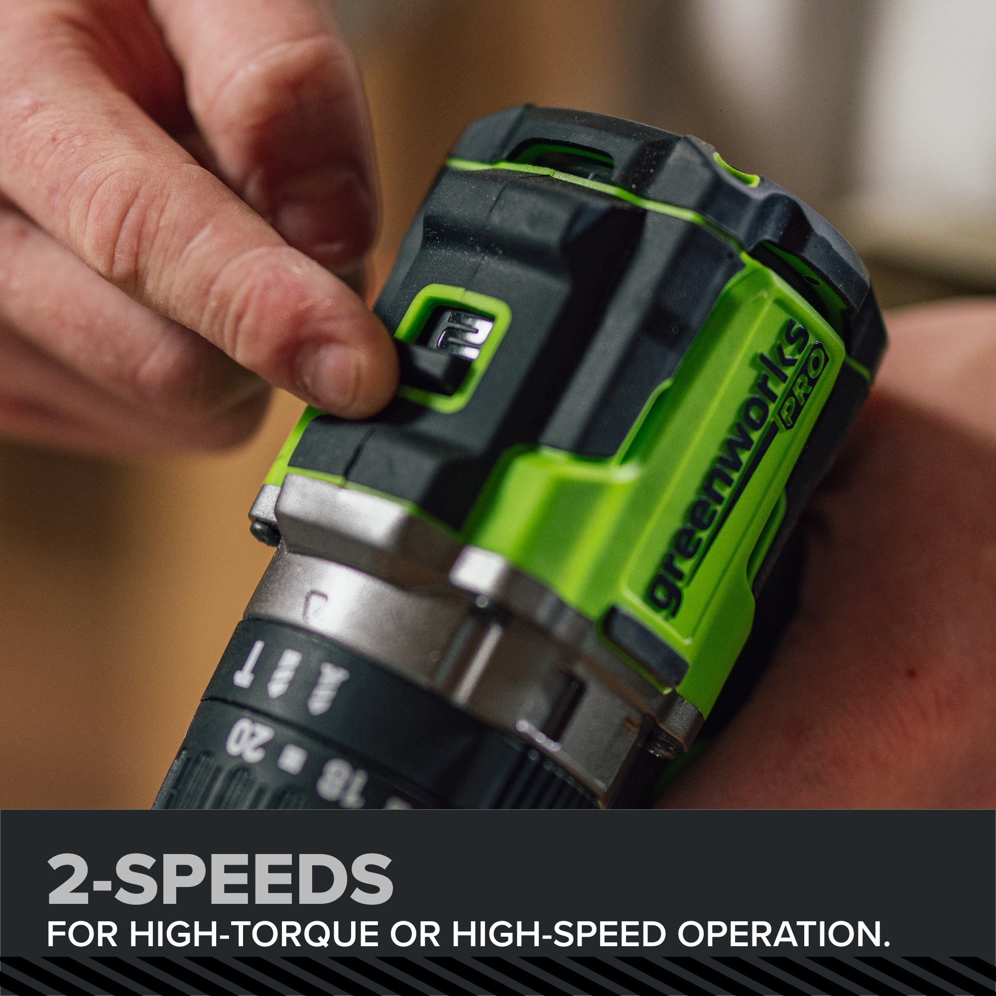 24V PowerAll Pro 850 in-lb 1/2" Hammer Drill, with 2.0 Ah USB-C Battery, 30W Charger, Belt Clip, and Auxiliary Handle - Image 14