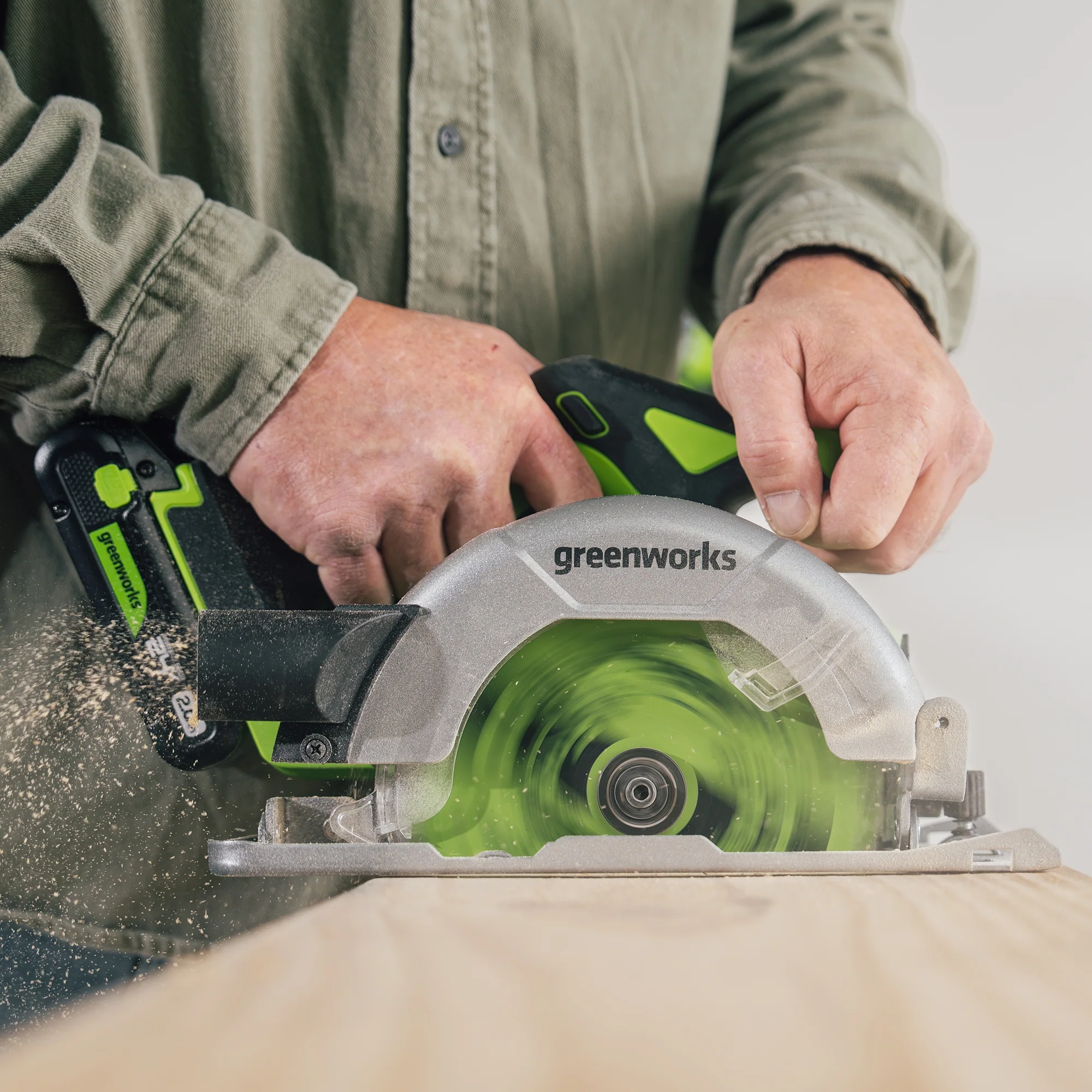 24V PowerAll 6-1/2" 5000RPM Circular Saw, Tool Only - Image 3