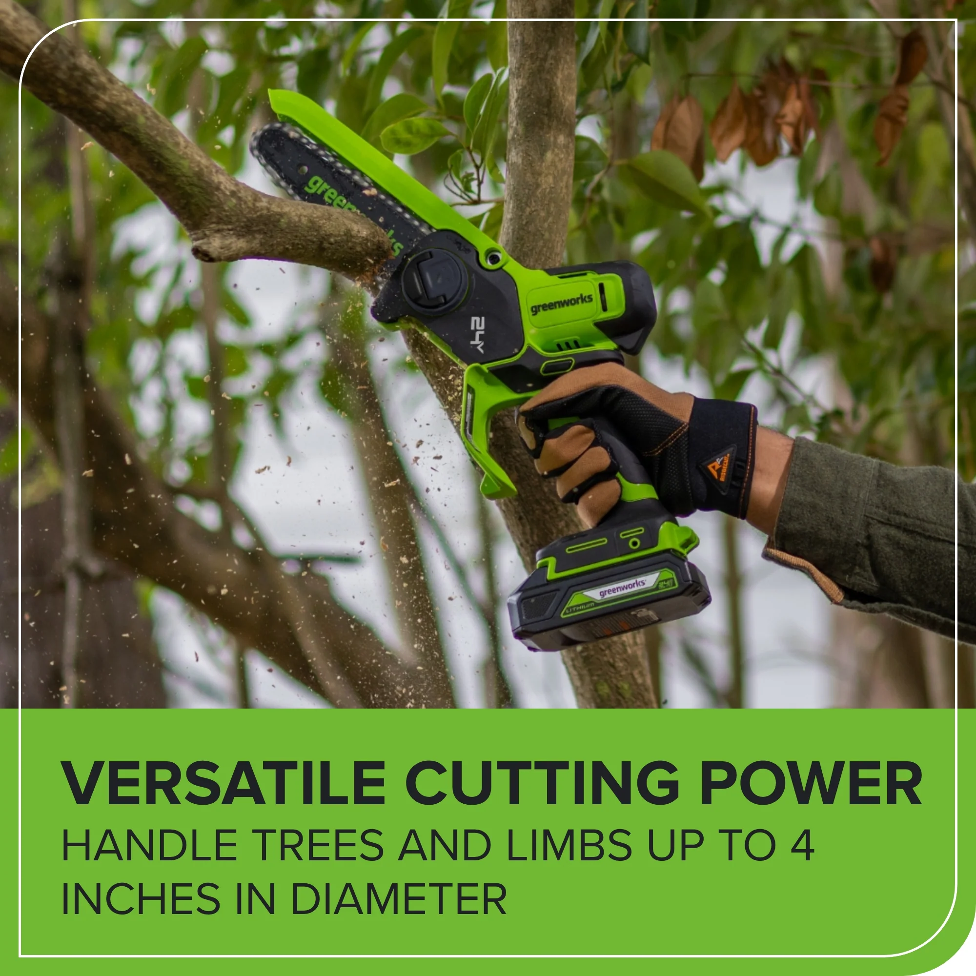 24V 6" Gen 2 Cordless Battery Brushless Pruner Saw (Tool Only) - Image 9