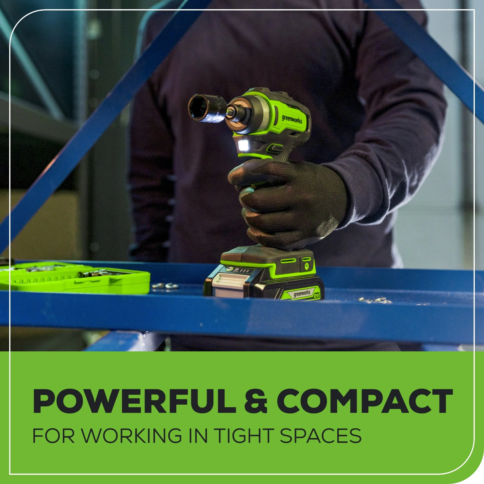 24V 1/4" 1950 in/lbs Brushless Impact Driver (Tool Only) - Image 9