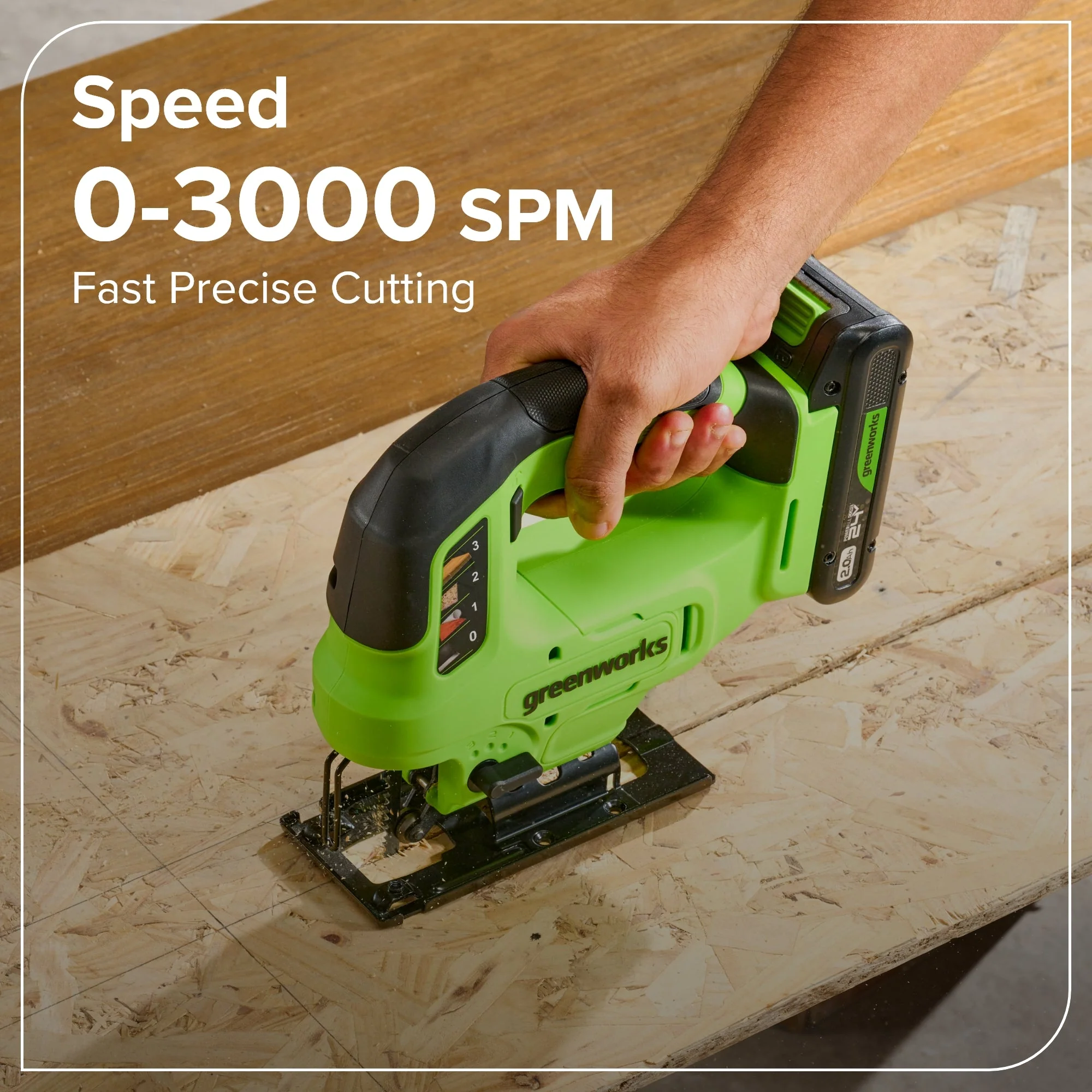 24V Brushless Power Tool 10PC Combo Kit: (2) 4.0 Ah and (1) 2.0 Ah USB-C Batteries and Charger - Image 17