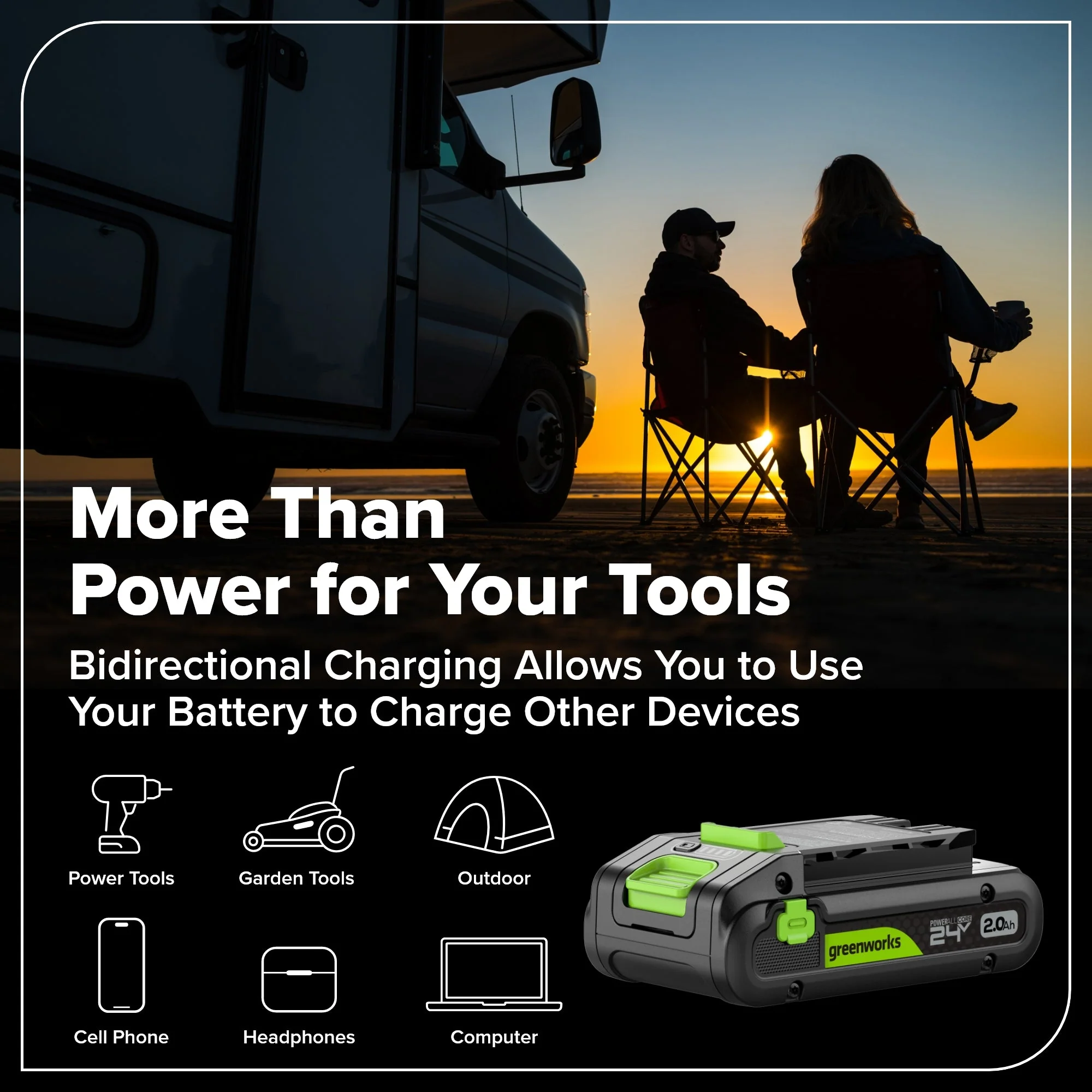 24V Brushless Power Tool 10PC Combo Kit: (2) 4.0 Ah and (1) 2.0 Ah USB-C Batteries and Charger - Image 41