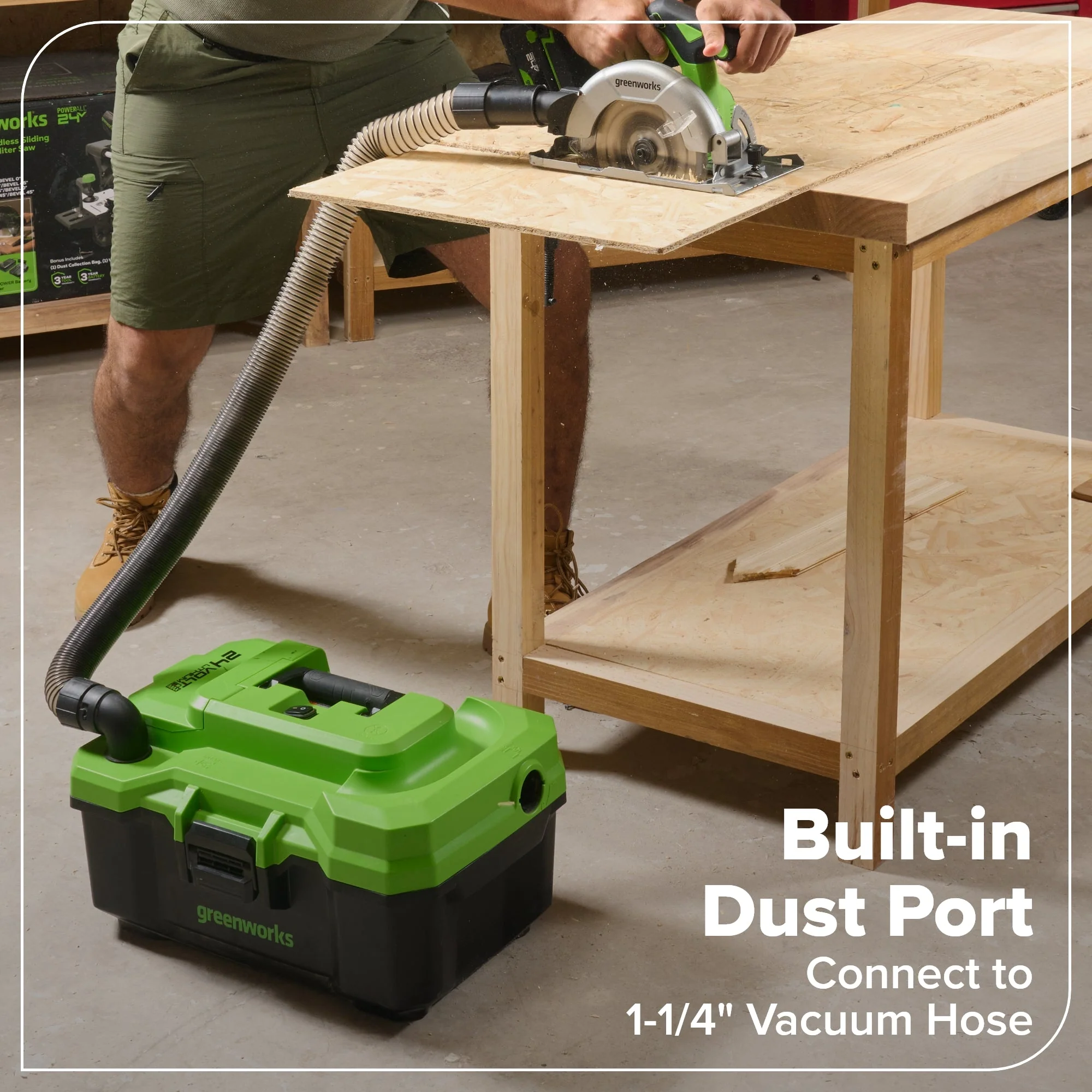 24V Brushless Power Tool 5PC Combo Kit, (1) 4.0 Ah and (1) 2.0 Ah USB-C Batteries and Charger - Image 20