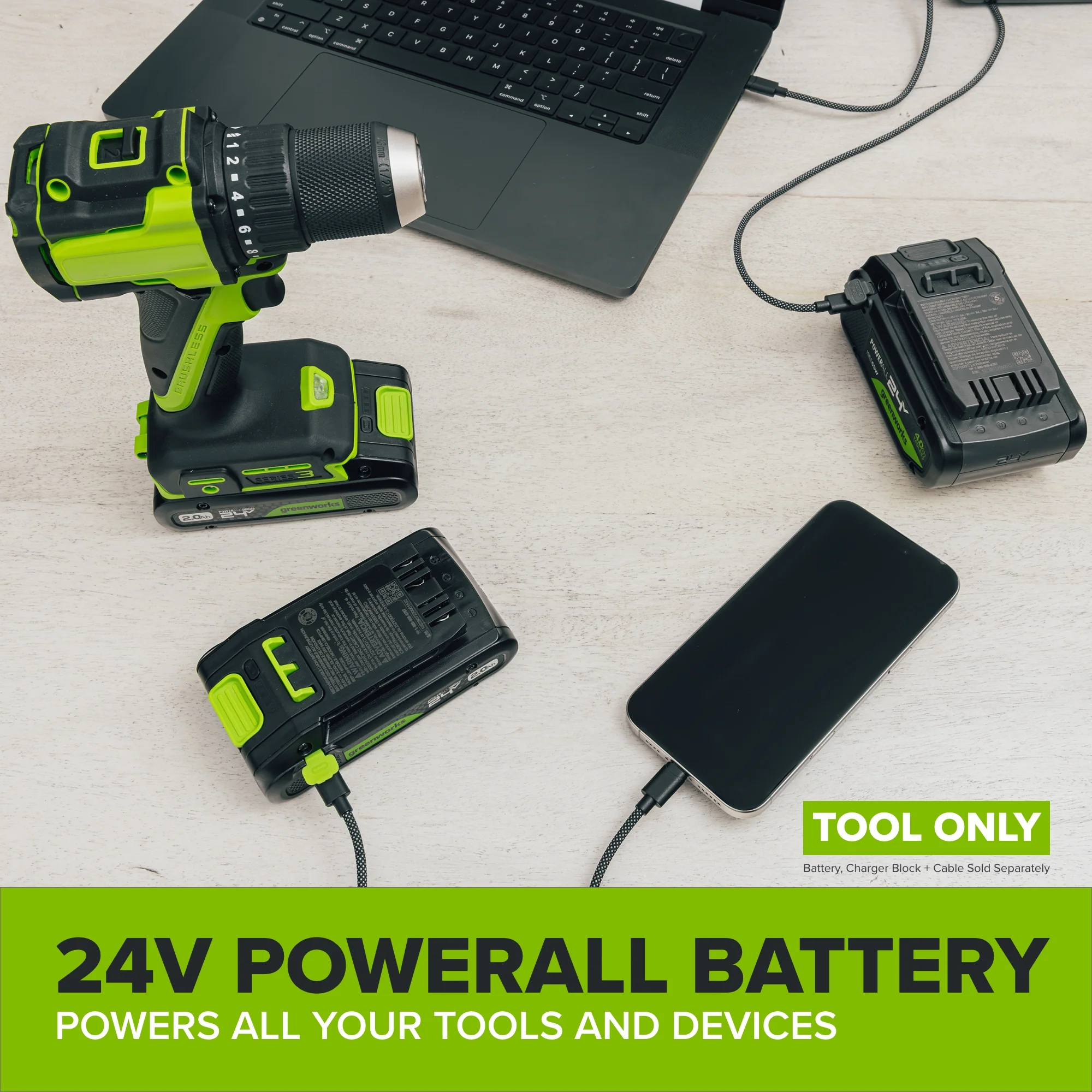 24V PowerAll Dual-Power Inflator/Deflator, with Pinch Valve Adaptor, Sports Ball Needle, Brass Presta Valve Adaptor, and Narrow Pinch Valve Nozzle - Image 13