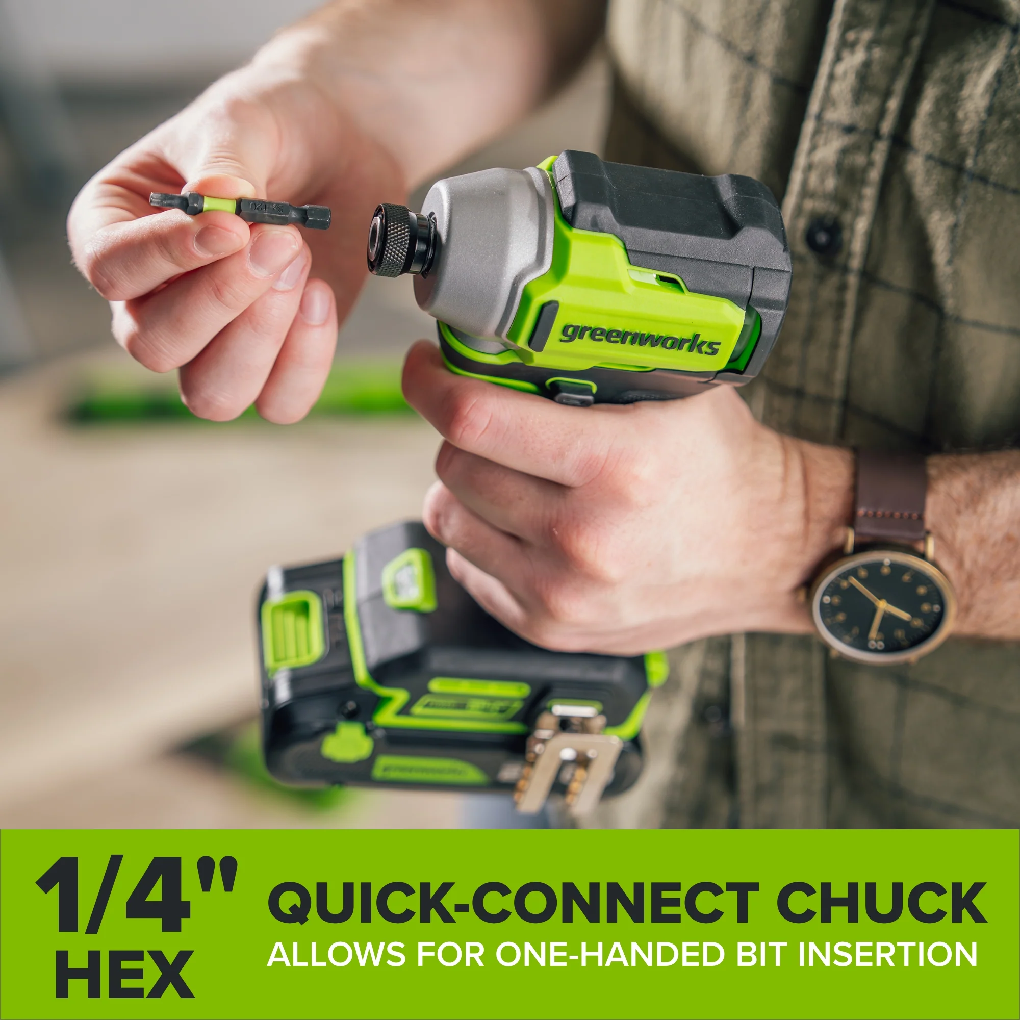 24V PowerAll 4-Tool Combo Kit: (2) 2.0 Ah USB-C Batteries, 30W USB-C Charger Block, and 3' 100W USB-C Cable - Image 8