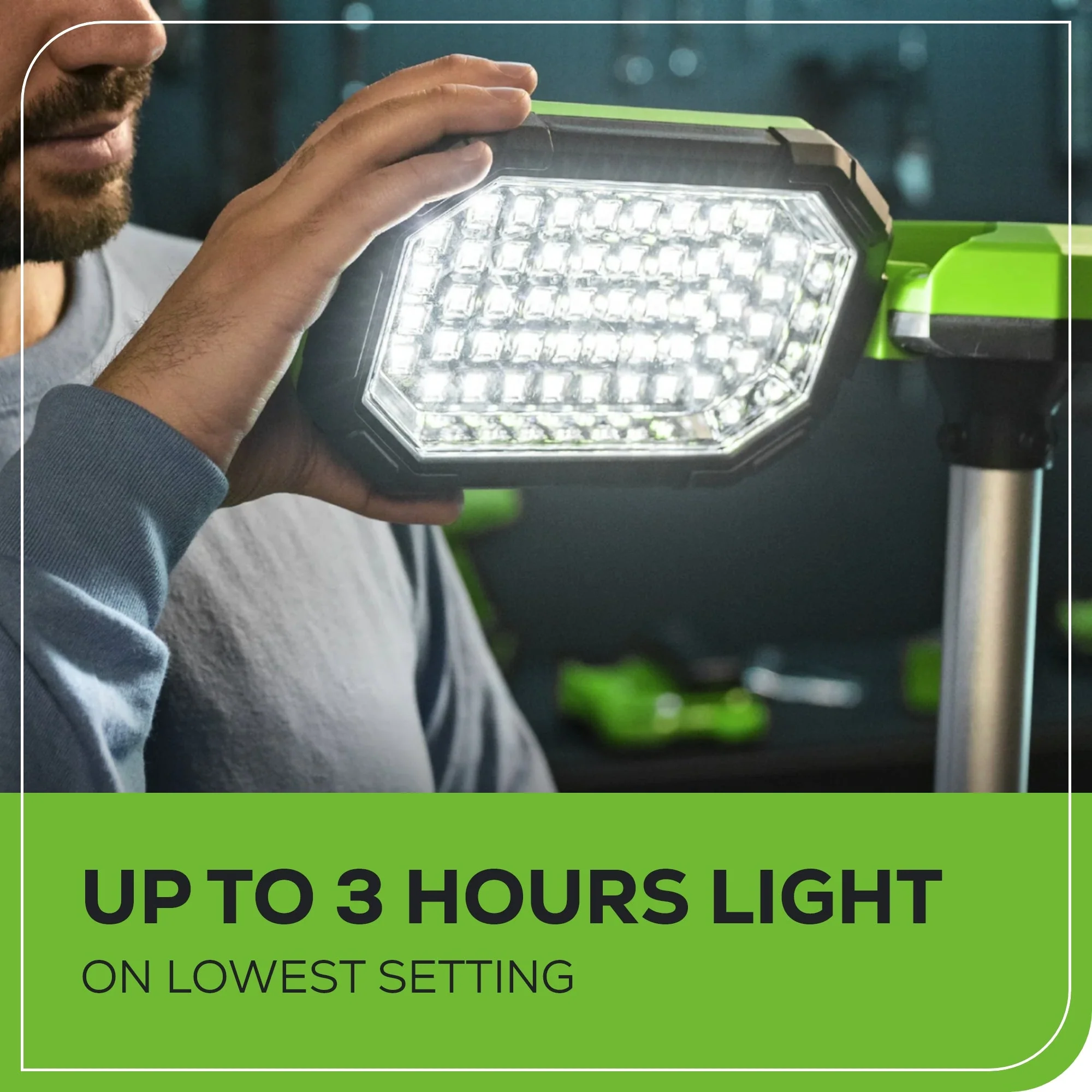 24V Cordless Battery Standing Light (Tool Only) - Image 6