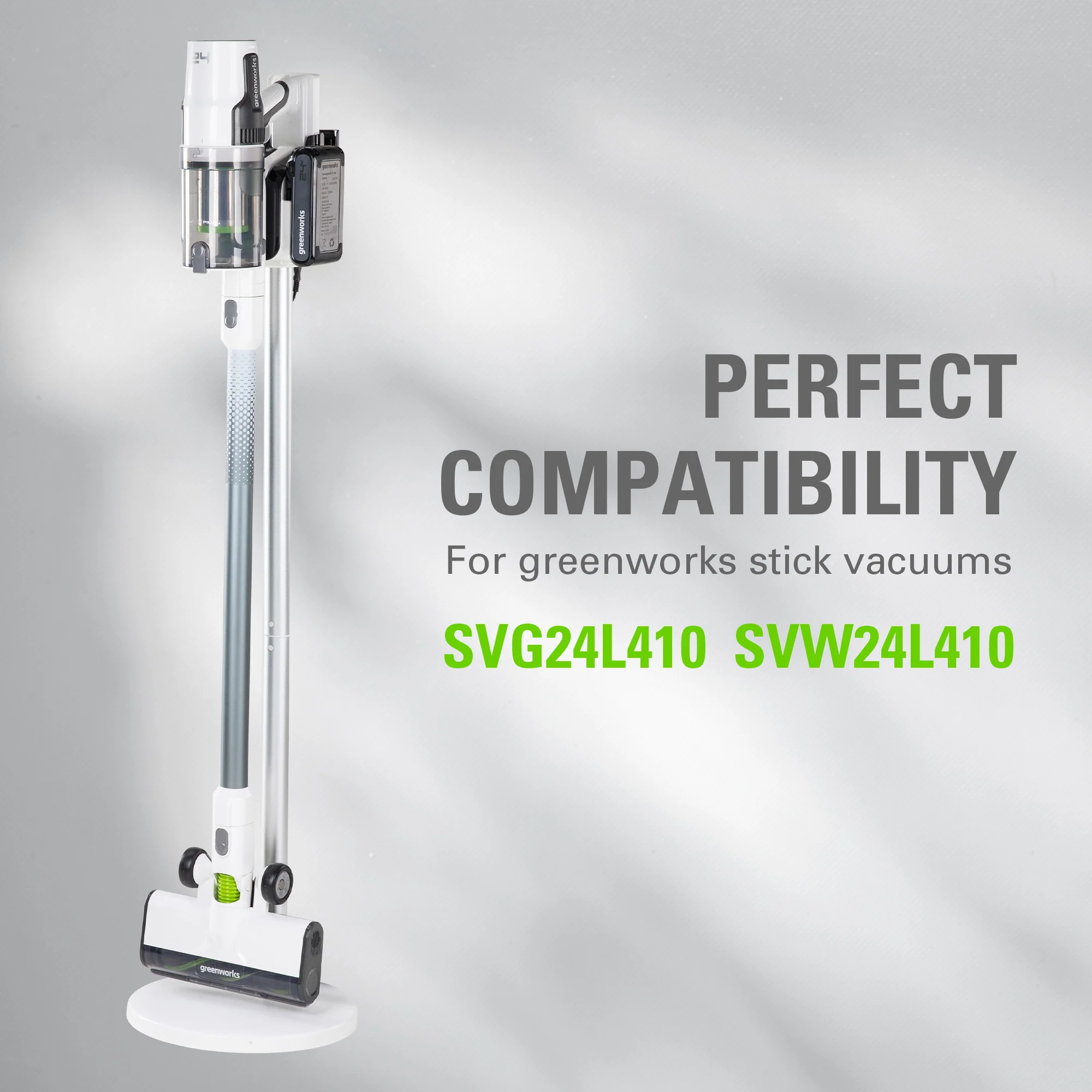 24V Stick Vacuum Stand - White - Image 4
