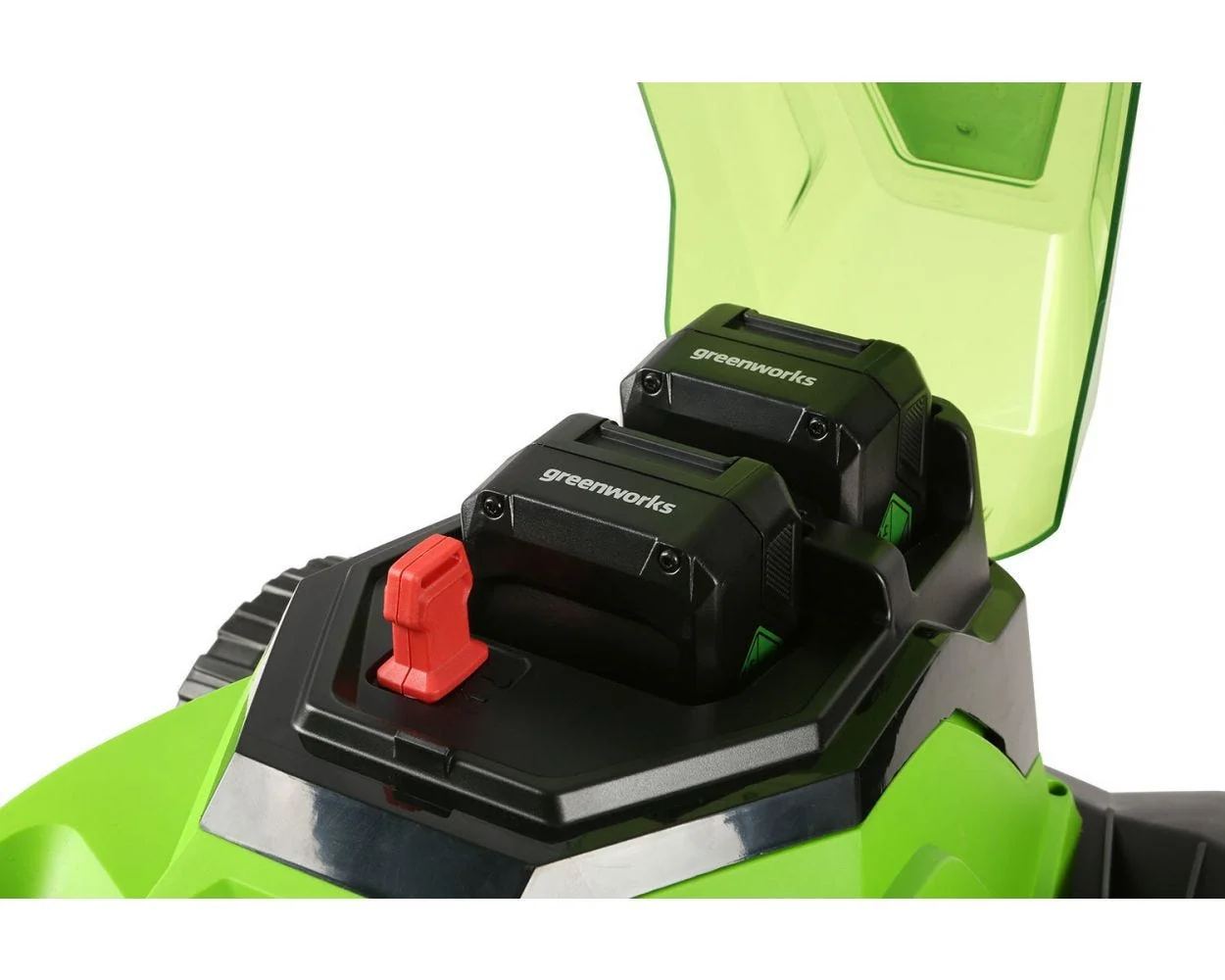 48V (24V x 2) 17" Cordless Battery Push Lawn Mower w/ Two (2) 4.0Ah USB Batteries & Dual Port Charger, LM1712 - Image 10
