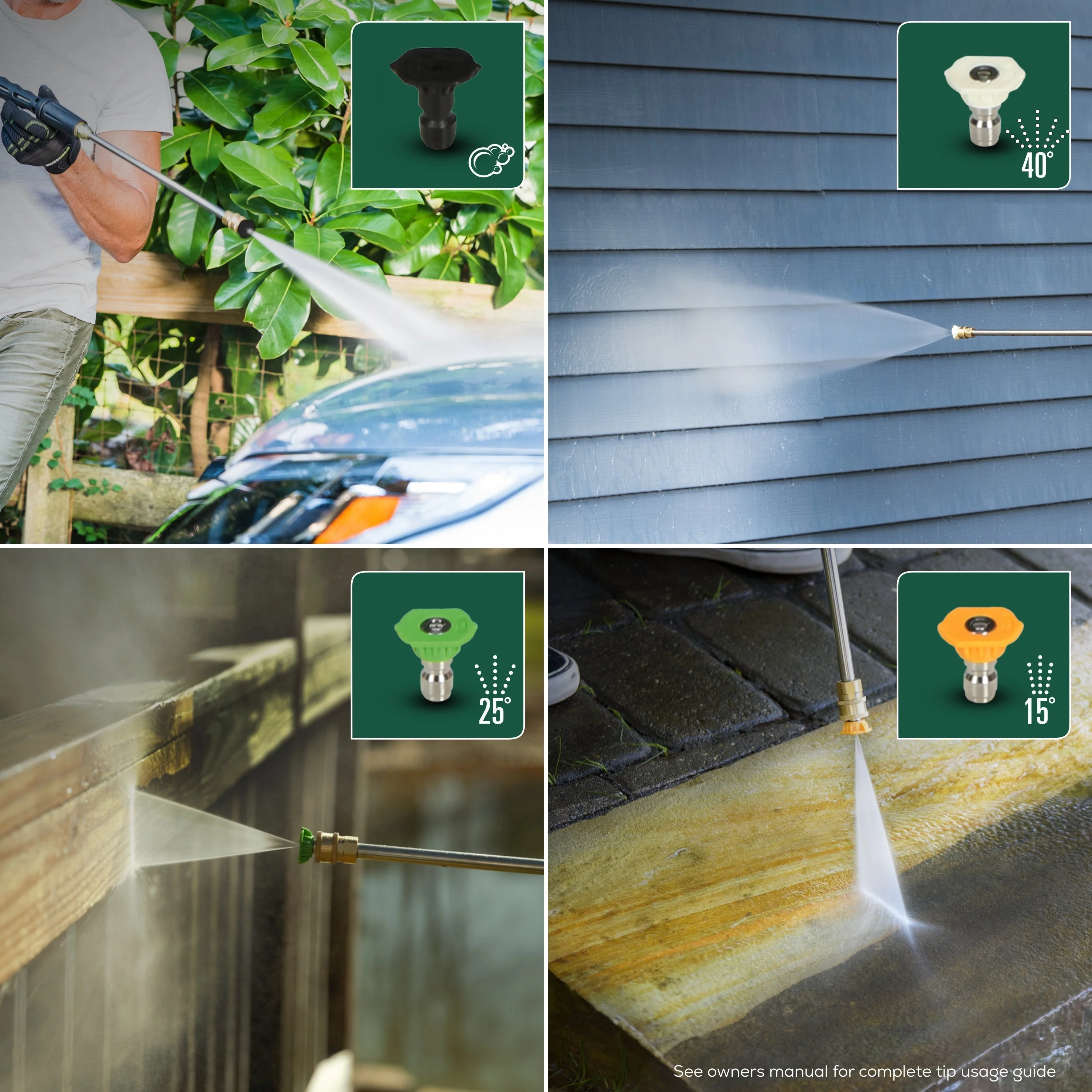 3000 PSI Pressure Washer, Premium Foam Cannon Combo Kit - Image 6