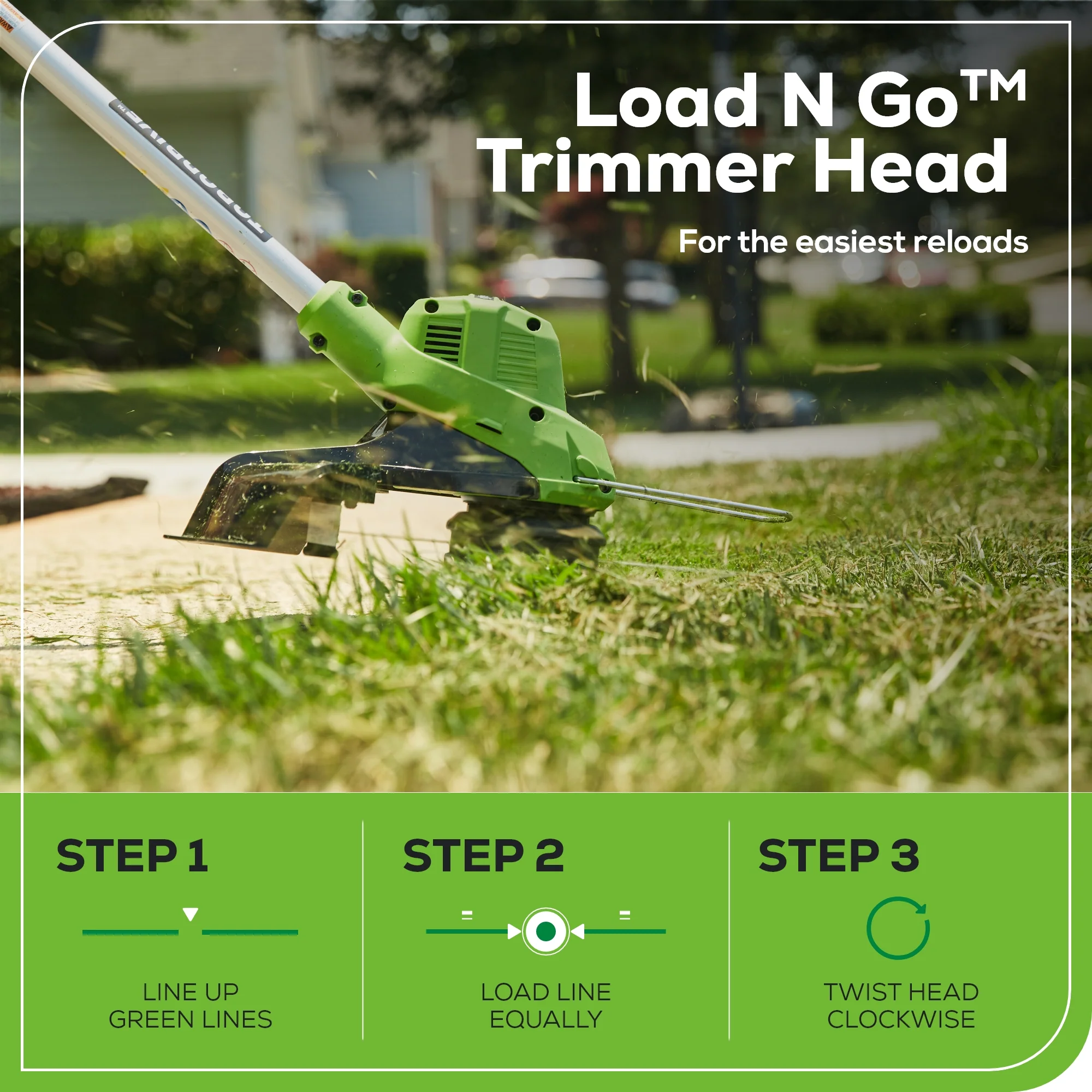 40V 15" Gen 2 Cordless Battery String Trimmer (Tool Only) - Image 6