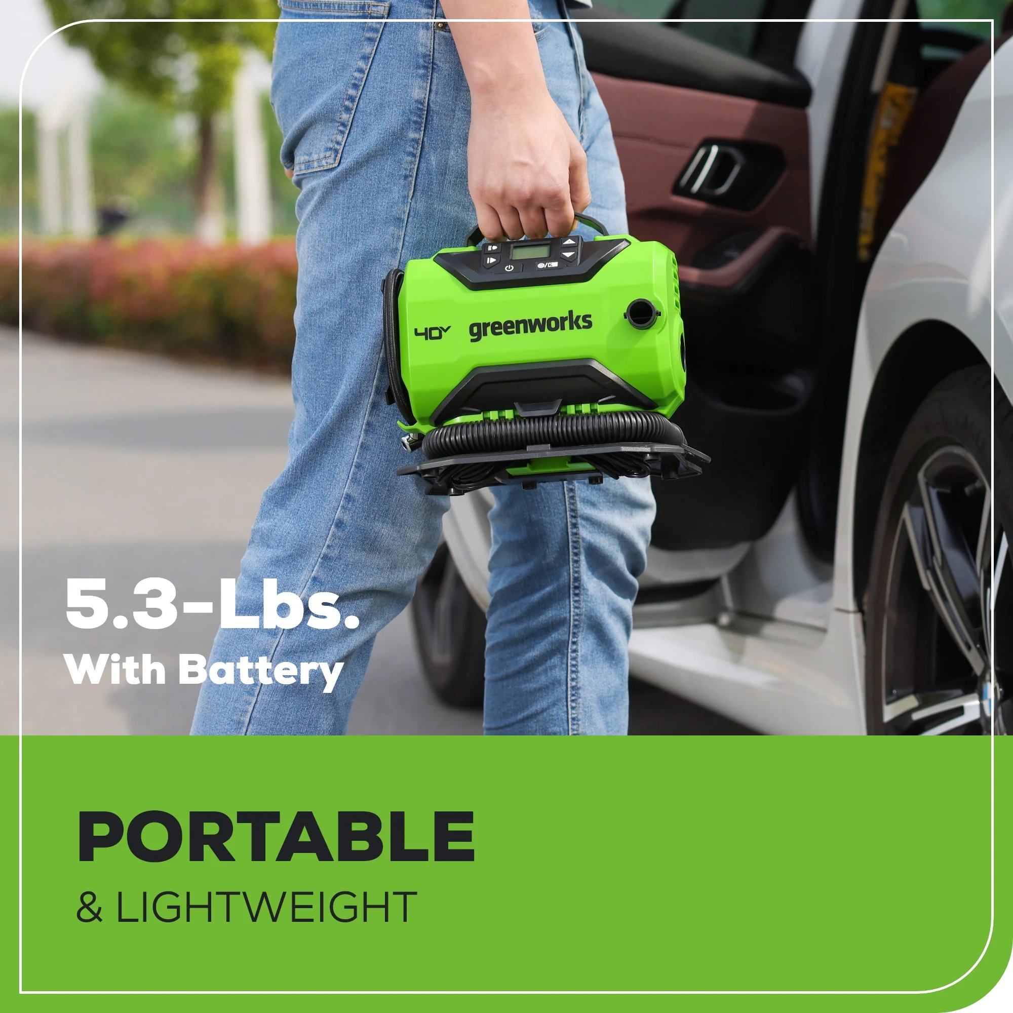 40V Cordless Battery Inflator (Tool Only) - Image 6
