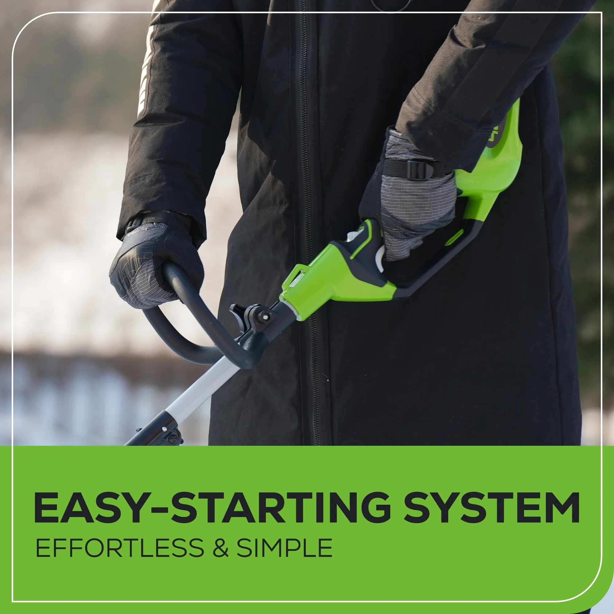 40V 12" Cordless Battery Snow Shovel: 4.0 Ah Battery and Charger - Image 5