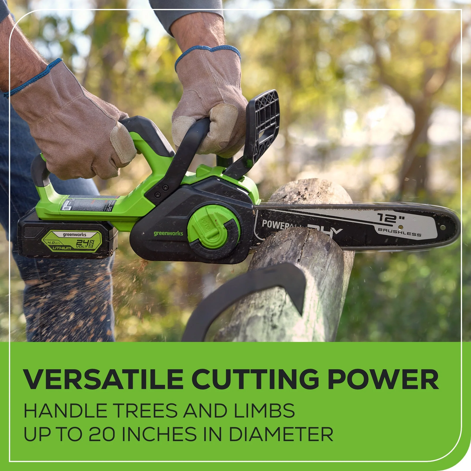 48V (24V x 2) 20" Cordless Battery Push Mower 4PC Combo Kit: (2) 4.0 Ah Batteries and Dual-Port Chargers - Image 15