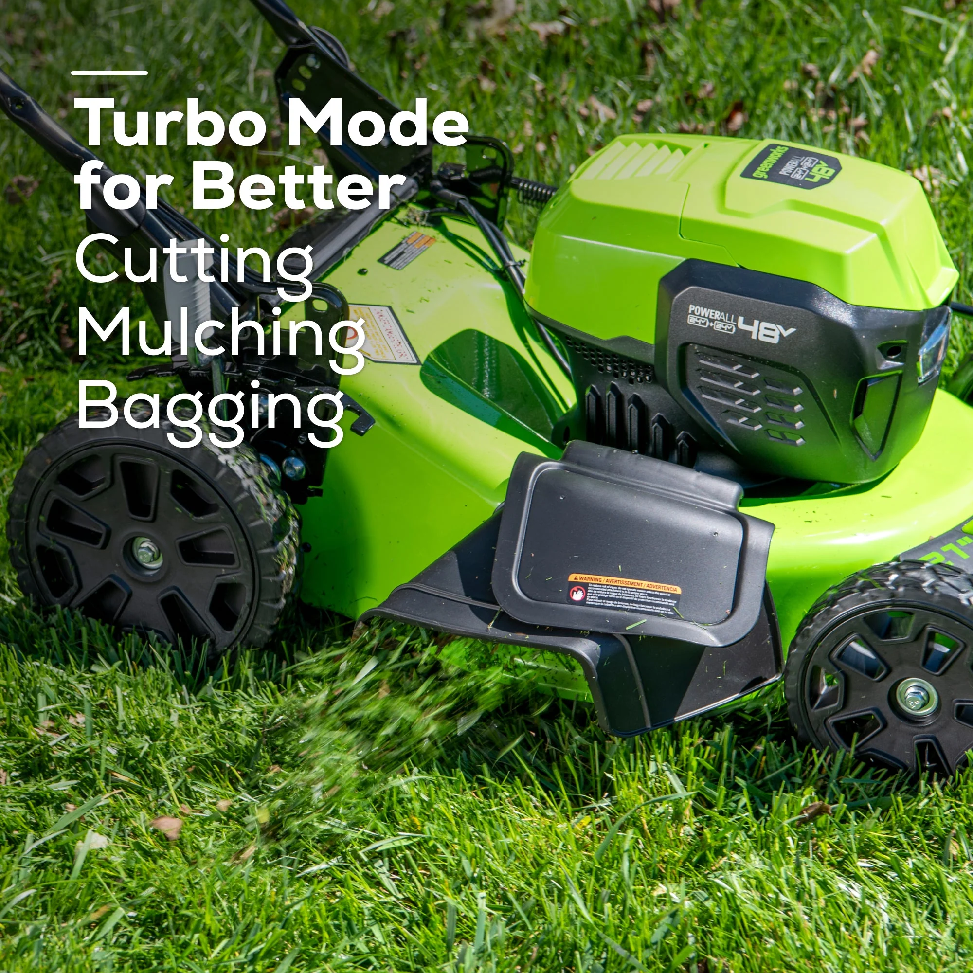 48V (24V x 2) 21" Cordless Battery Self-Propelled Lawn Mower w/ Two (2) 5.0Ah USB Batteries & Dual Port Charger, LM2112S - Image 9