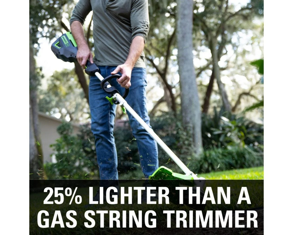 60V 16" Cordless Battery String Trimmer (Attachment Capable)and 10" Cultivator Attachment Combo Kit: 4.0 Ah Battery and Charger - Image 8