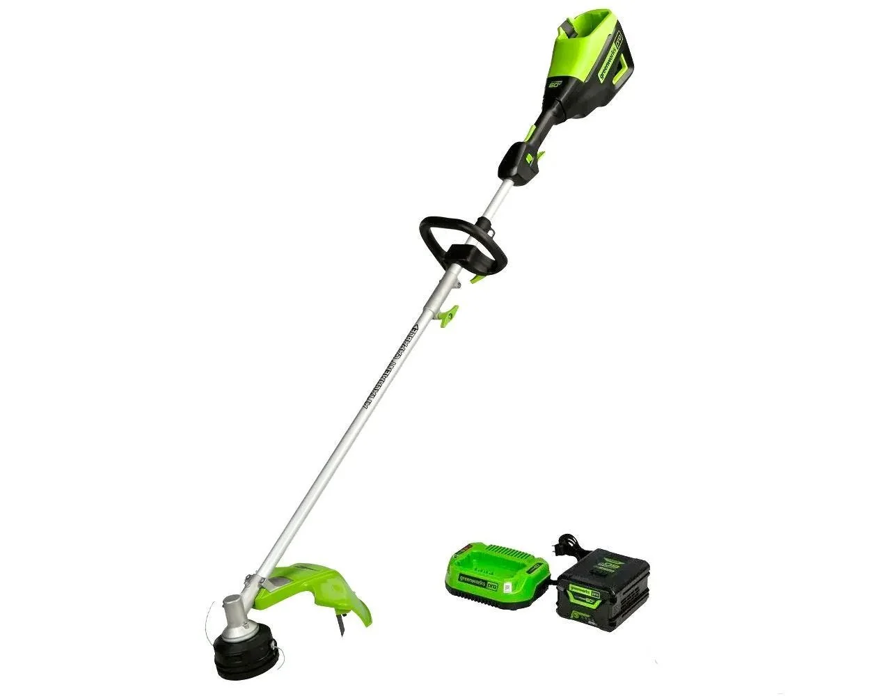 60V 16" Cordless Battery String Trimmer (Attachment Capable) and 5 Pcs Attachments Combo Kit: 4.0 Ah Battery and Charger - Image 12