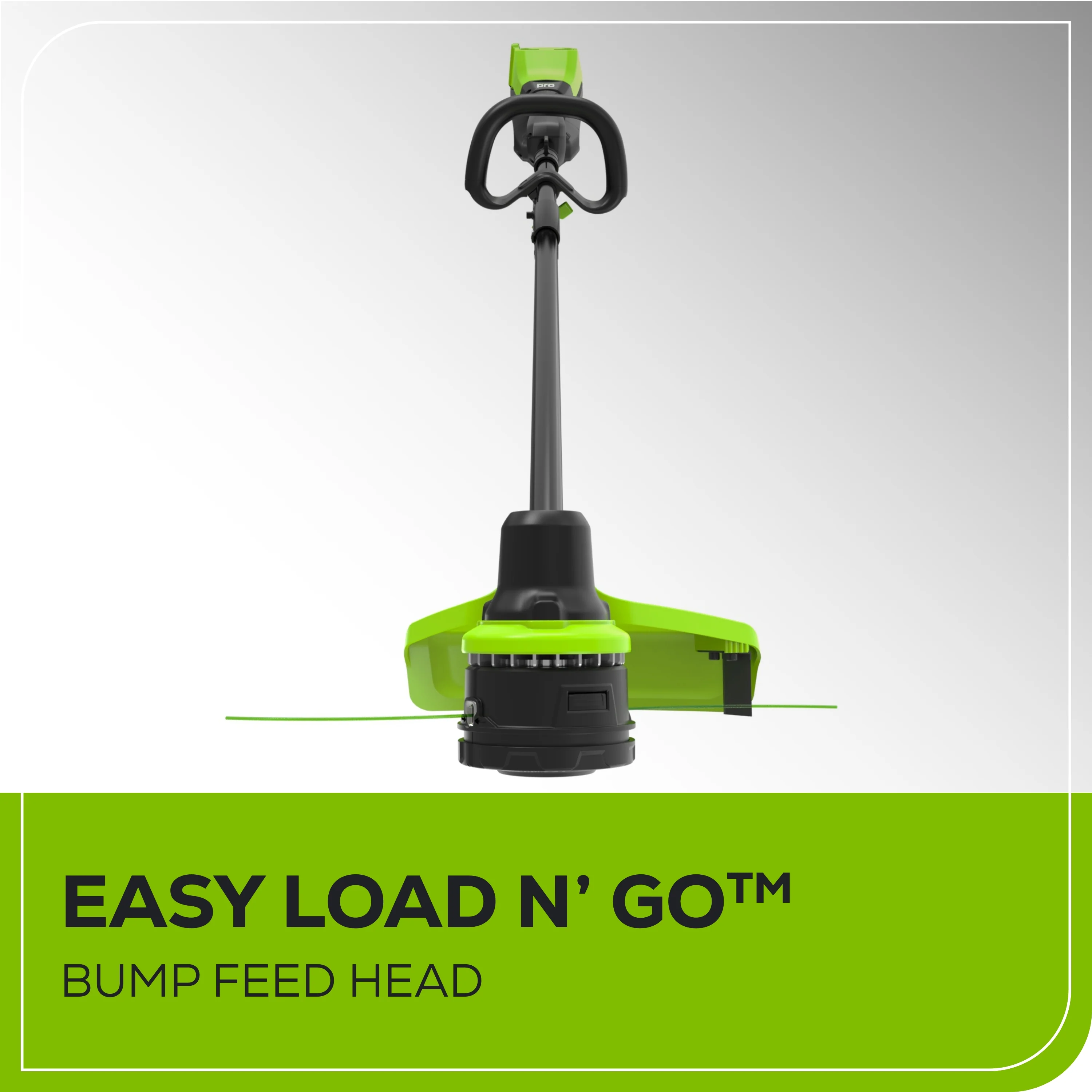60V 17" Cordless Battery Brushless String Trimmer: 2.5 Ah Battery and Charger - Image 8