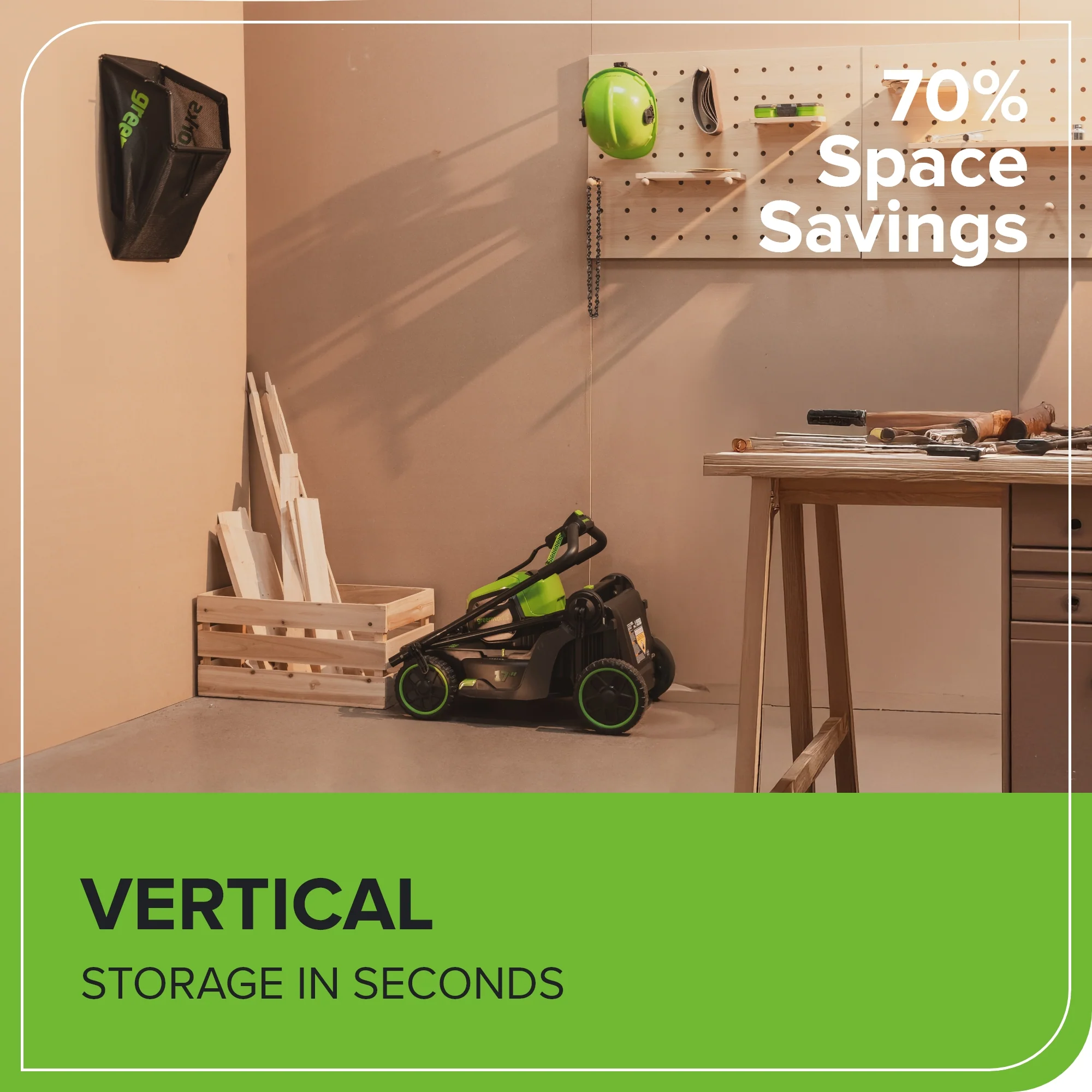 60V 17" Cordless Battery Push Lawn Mower: 4.0 Ah Battery and Charger, LM1716 - Image 10