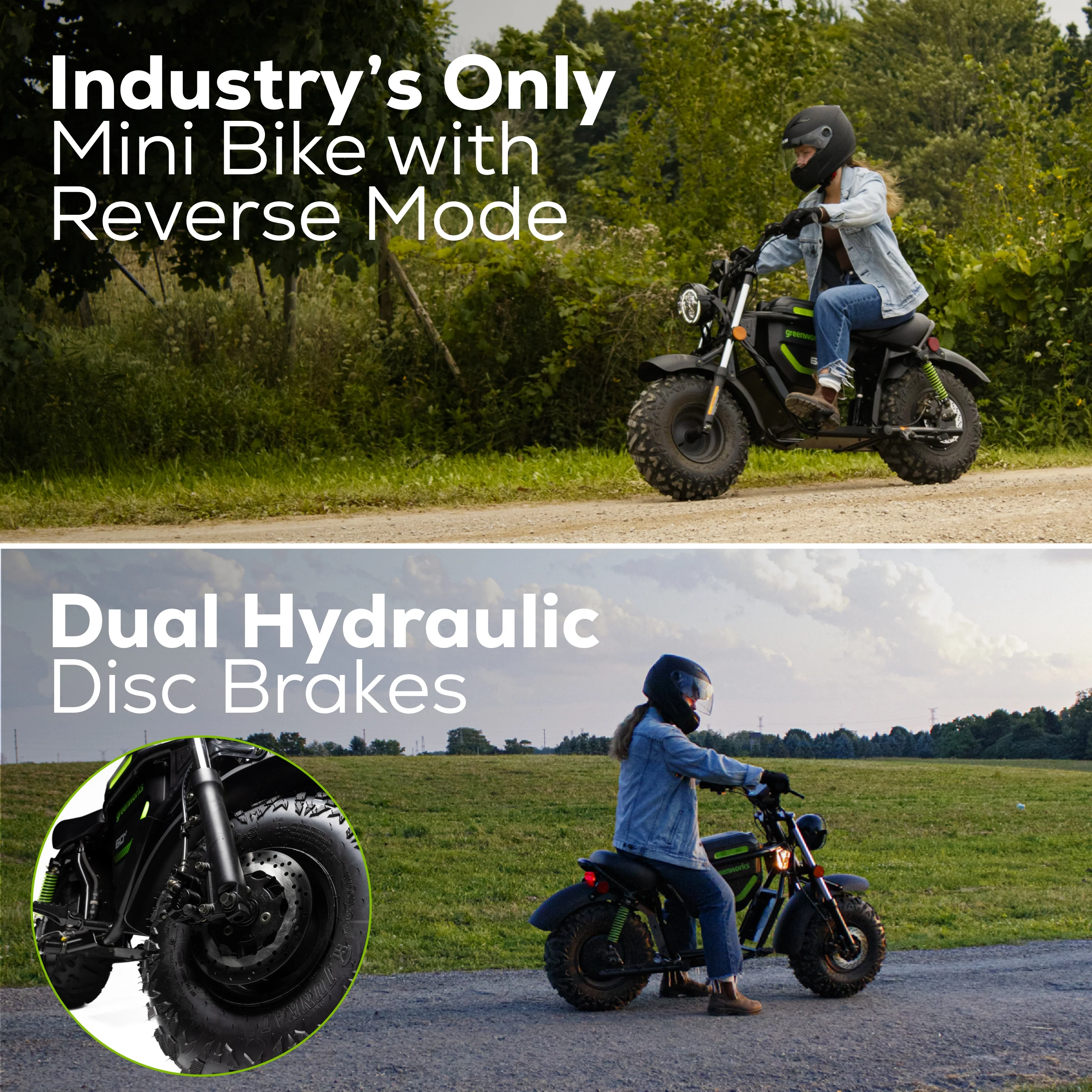 60V Gen 2 STEALTH Series Electric Mini-Bike: (2) 8.0 Ah Batteries and Dual-Port Rapid Charger - Image 6