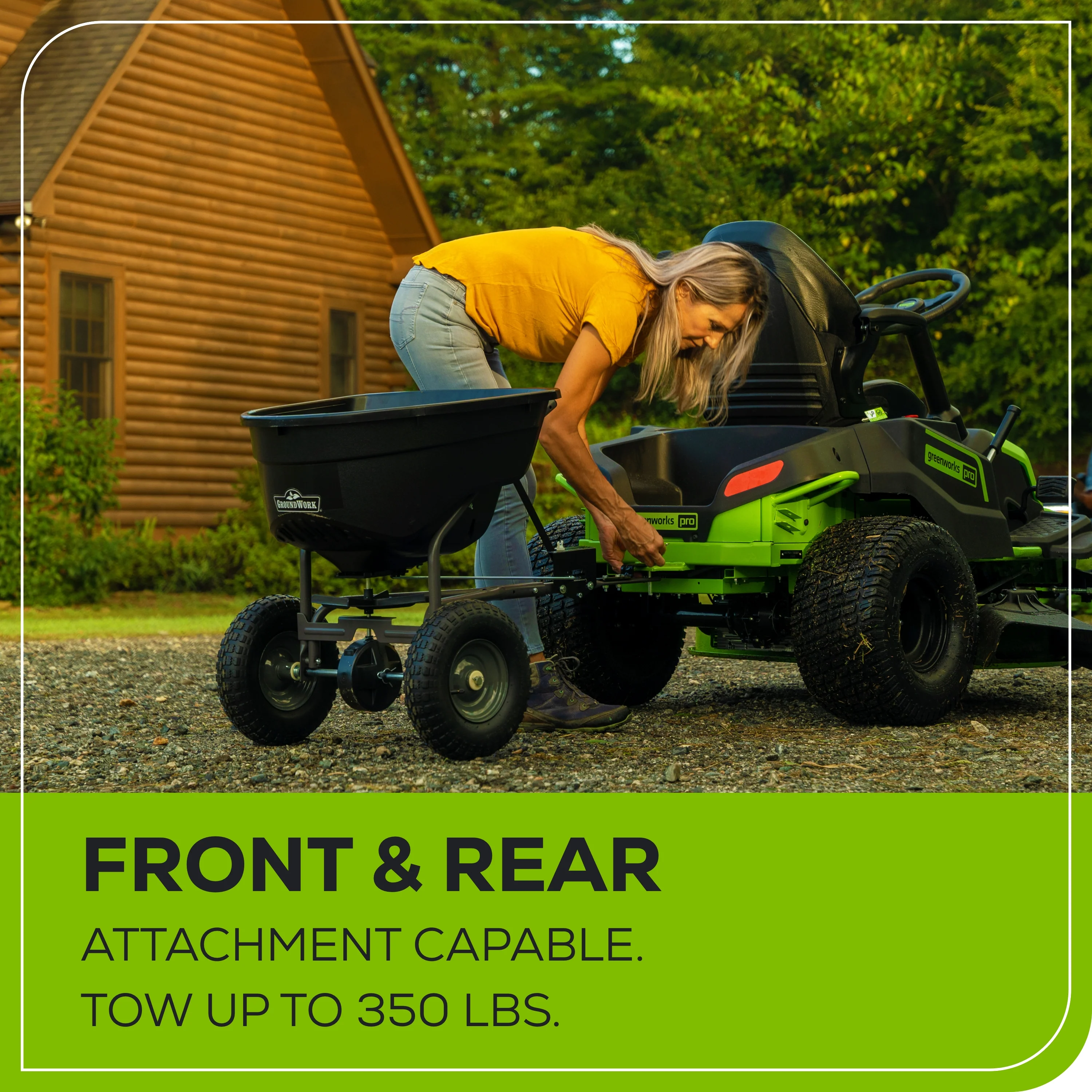 60V 42" Cordless Battery CrossoverT Riding Lawn Mower, (6) 8.0 Ah Batteries and 600W Wall Charger, CRT4262 - Image 6