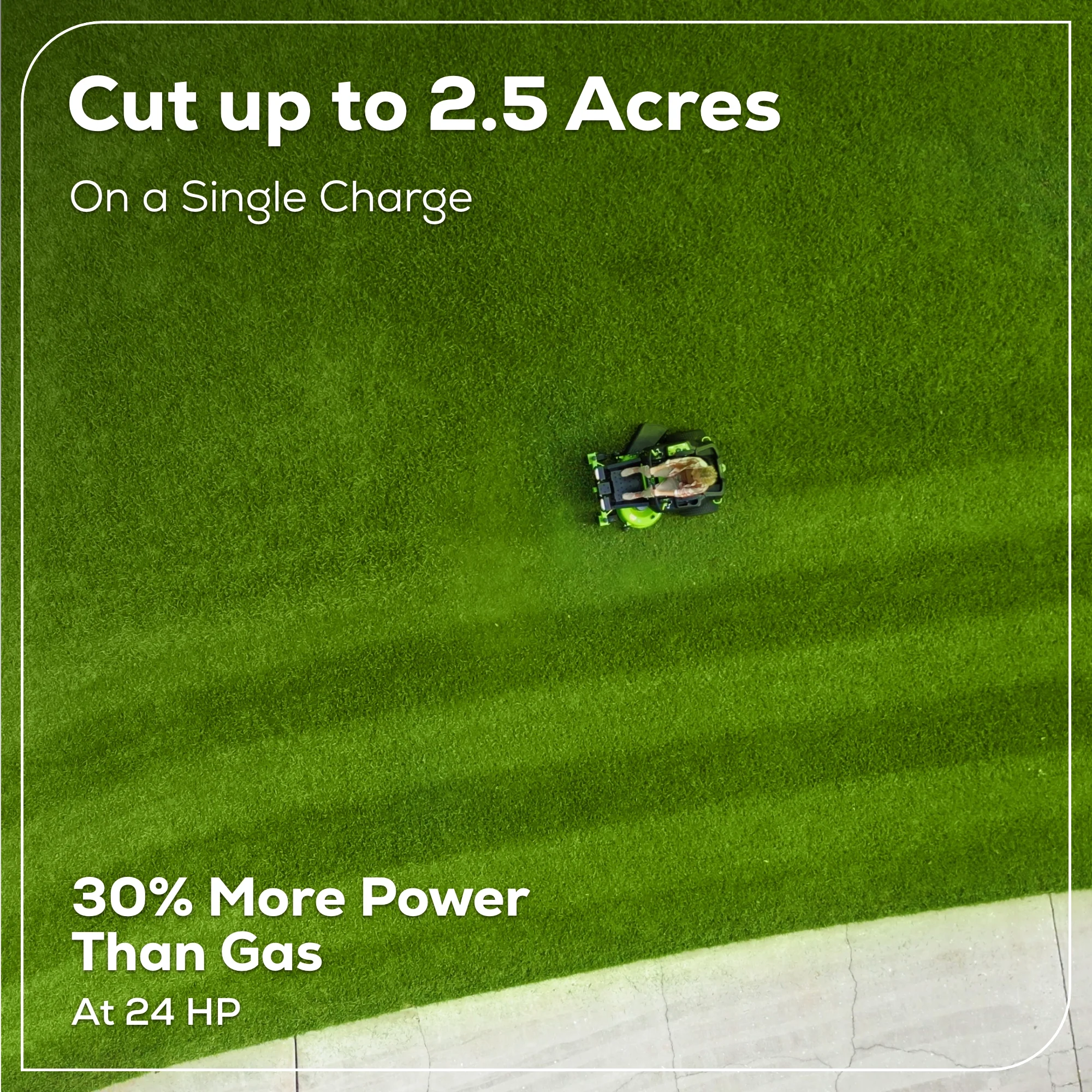 60V 42" Electric CrossoverZ Zero Turn Mower: (6) 8 Ah Batteries and 600W Wall Charger, CRZ4262 - Image 7