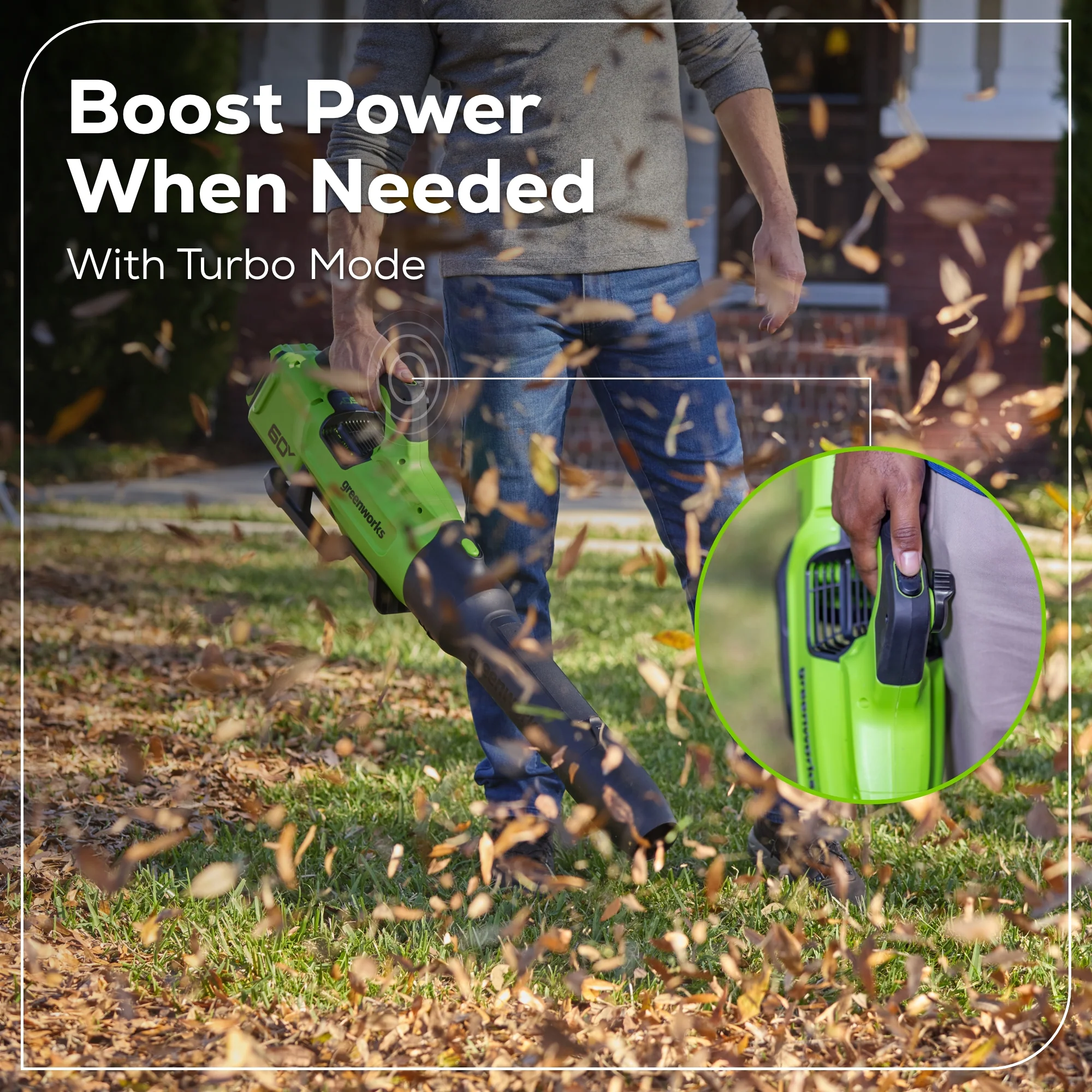 60V 750CFM Cordless Battery Blower w/ 4Ah HC Battery and 6A Charger - Image 10