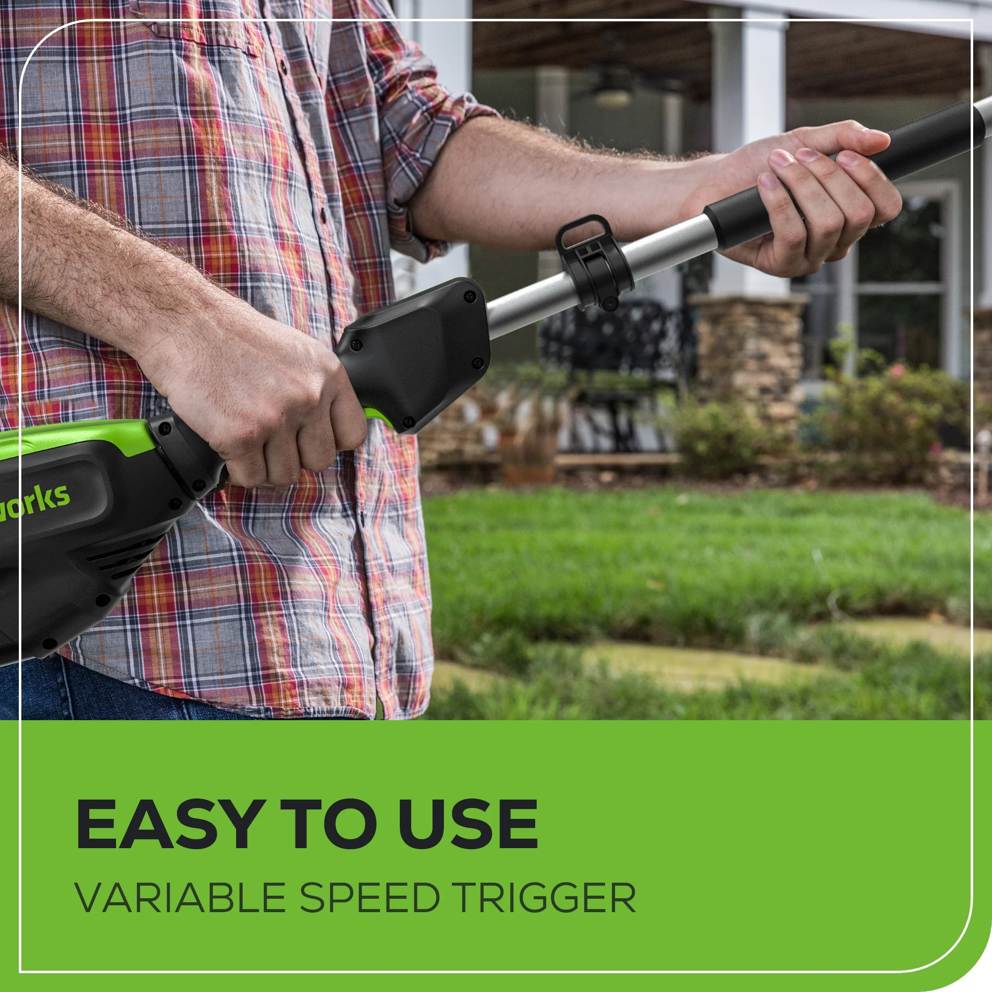 80V Pro 10" Cordless Battery Pole Saw: 2.0 Ah Battery and Charger - Image 8