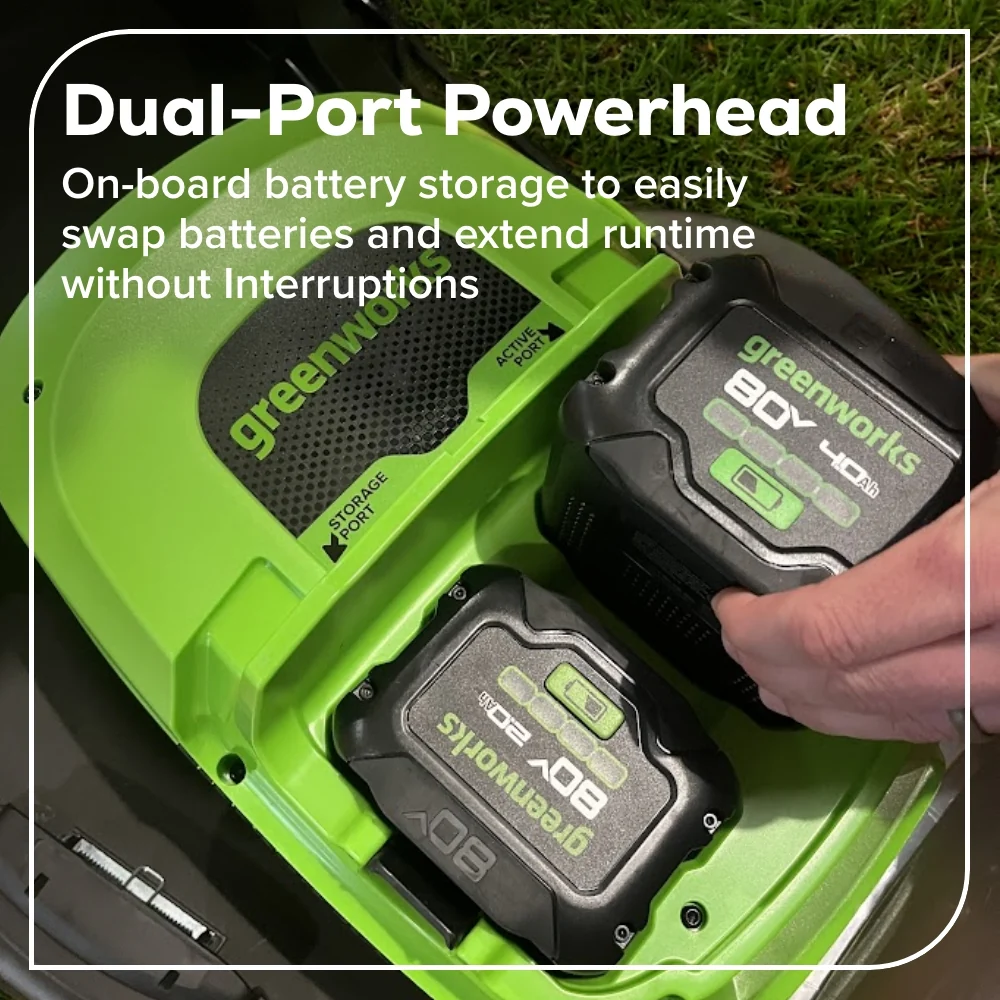 80V 21" Cordless Battery 4-in-1 Self-Propelled Mower: (1) 4.0Ah,(1) 2.0Ah Batteries & 2A Charger, LM2108S - Image 10