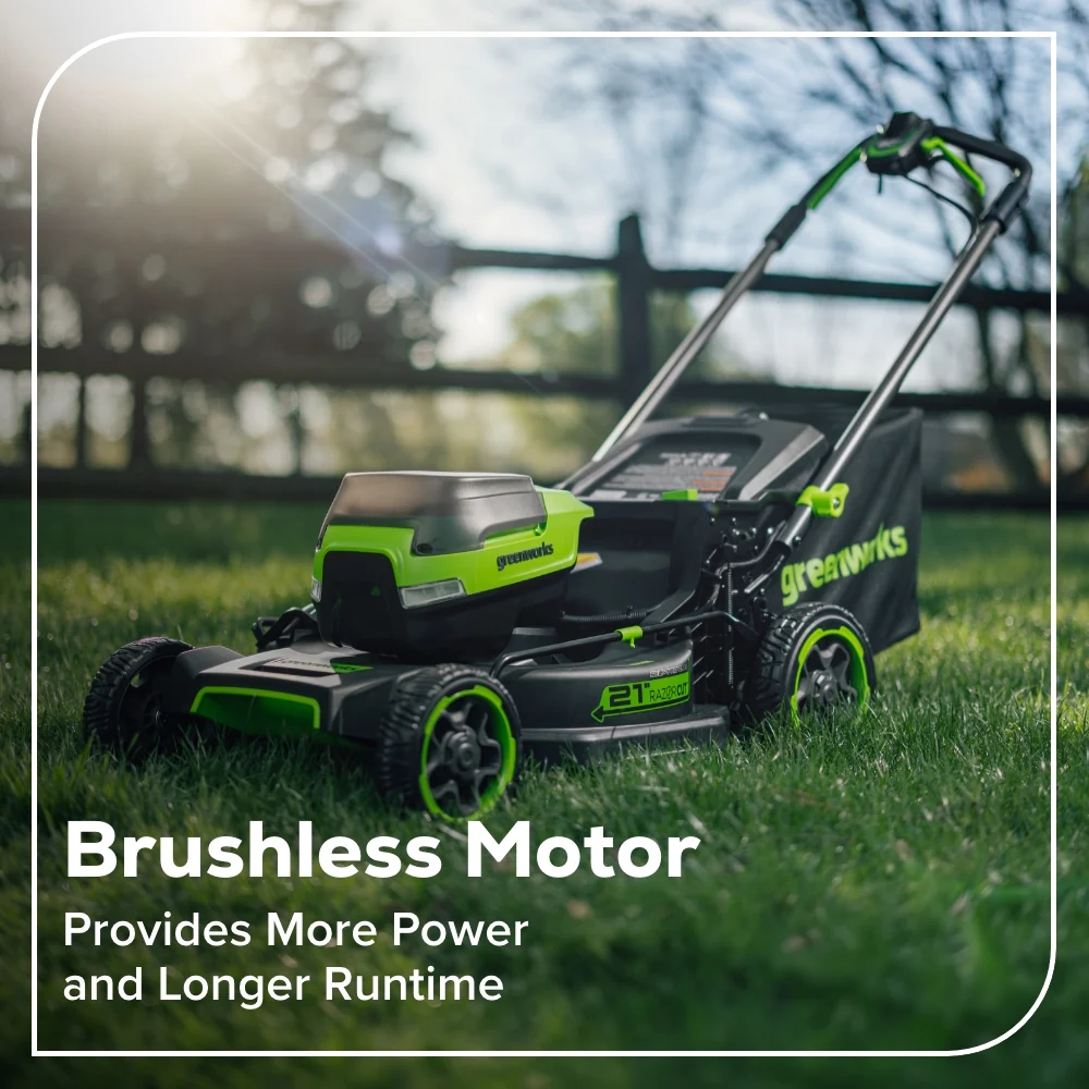 80V 21" Cordless Battery 4-in-1 Self-Propelled Mower: (1) 4.0Ah,(1) 2.0Ah Batteries & 2A Charger, LM2108S - Image 9