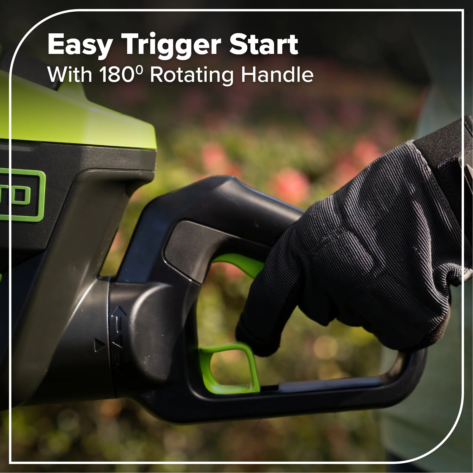 80V 26" Cordless Battery Hedge Trimmer (1.1" cut, 3200 SPM): 2.0 Ah Battery and Charger - Image 8