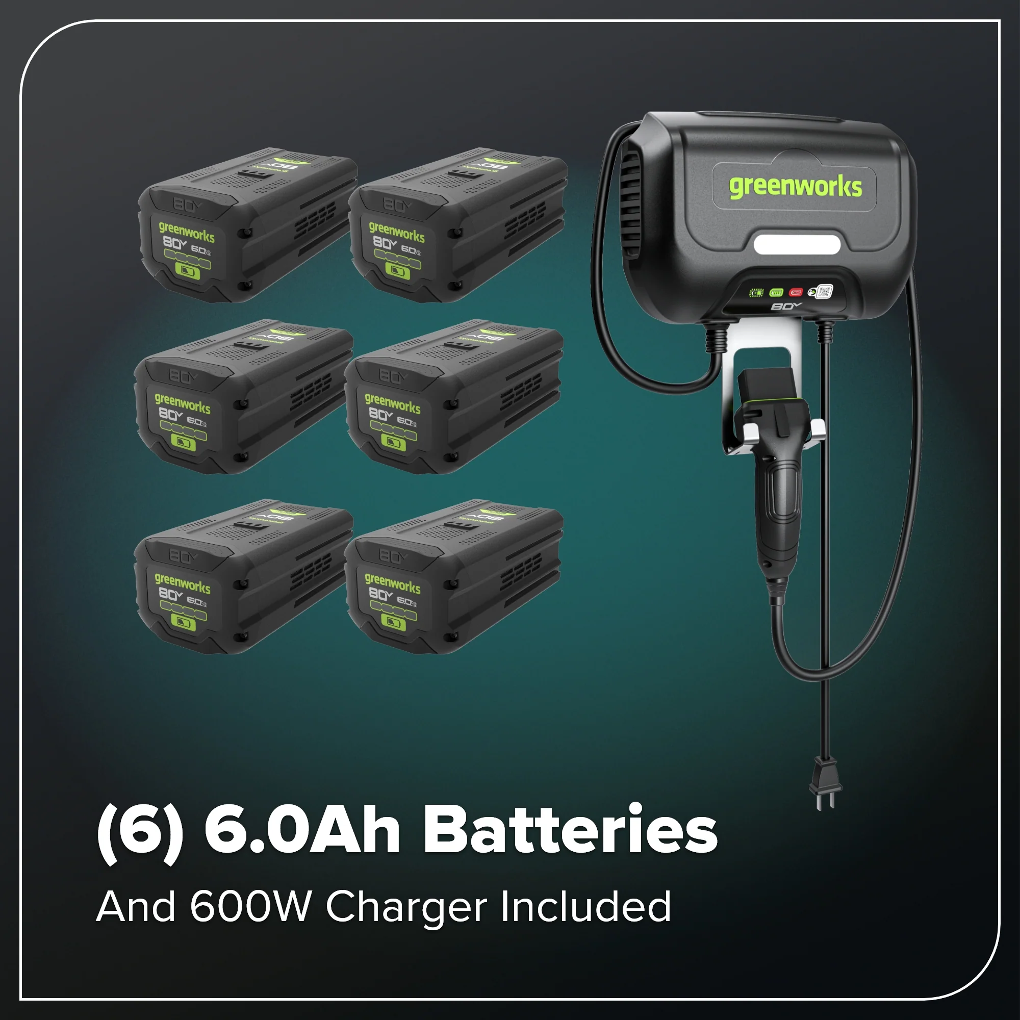80V 42" Cordless Battery CrossoverZ Zero Turn Lawn Mower, (6) 6Ah Batteries and 600W Wall Charger, CRZ4282 - Image 21