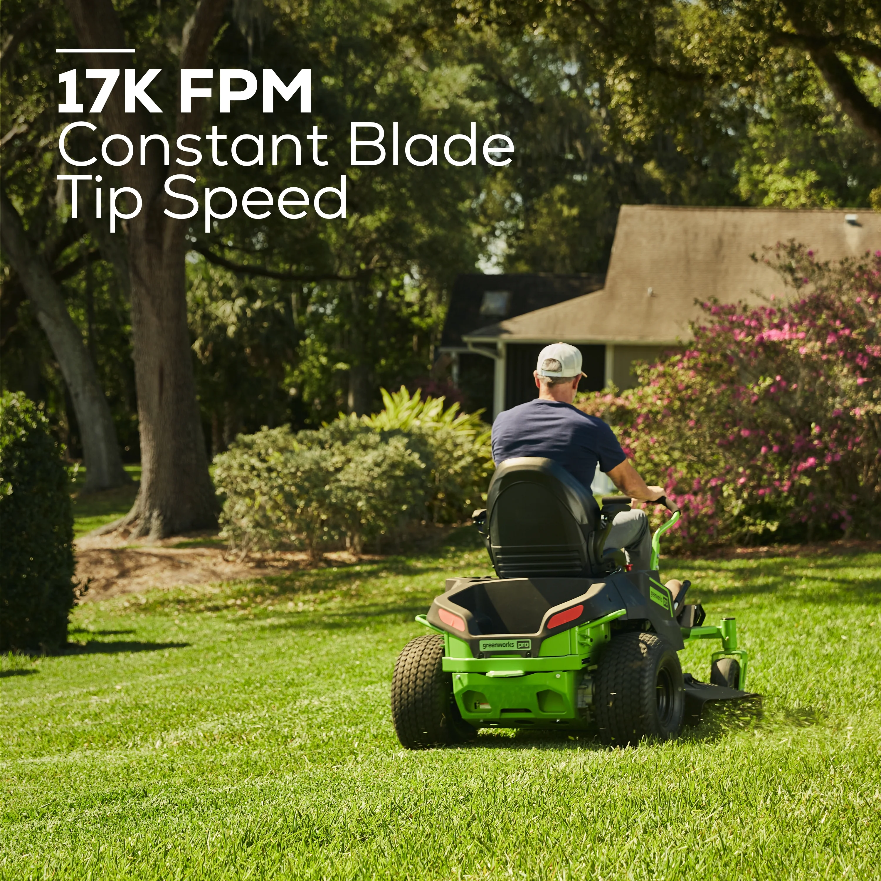 80V 42" Cordless Battery CrossoverT Riding Lawn Mower w/ Six (6) 5.0Ah Batteries and Three (3) Dual Port Turbo Chargers, CRZ4281 - Image 13