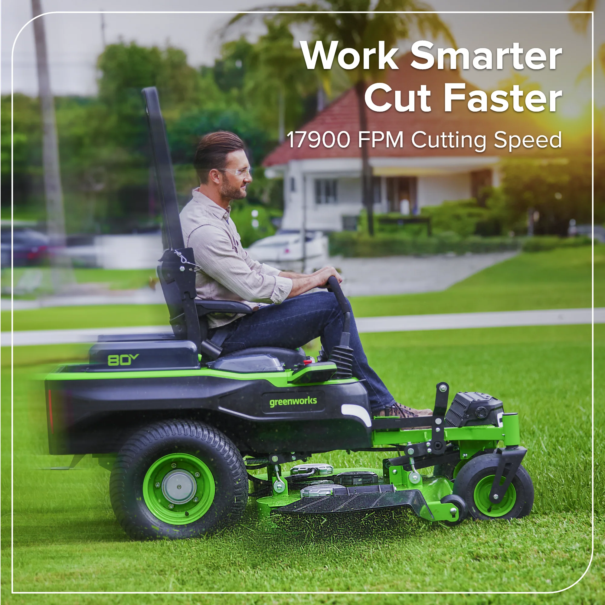 80V 54" MaximusZ Zero Turn Riding Mower: (2) 16.0 Ah and (4) 6.0 Ah Batteries and 1.5kW Charger, MZ5481 - Image 7
