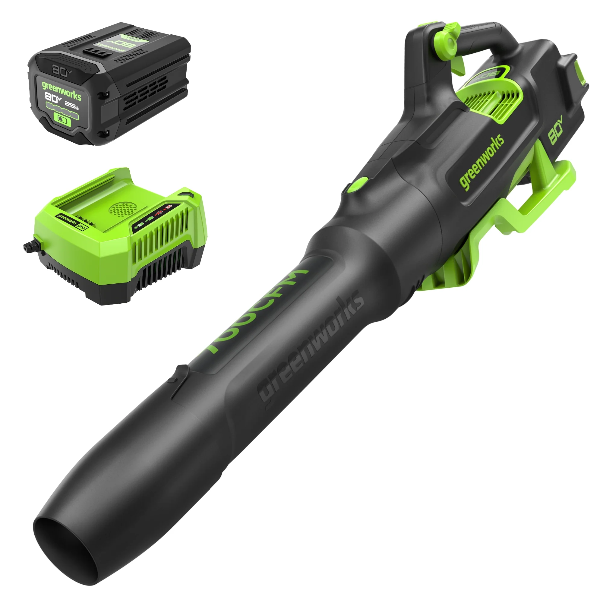 80V 700CFM Cordless Battery Blower w/ 2.5Ah Battery & Charger - Image 3