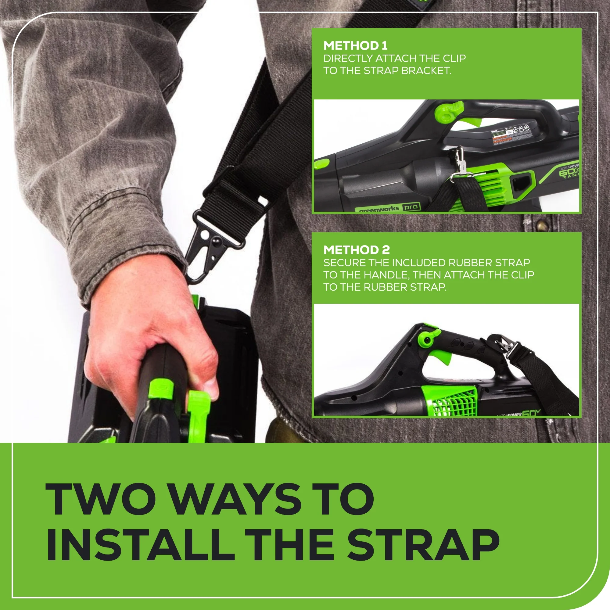 exoFLEX Shoulder Strap for String Trimmer / Leaf Blower - Image 8