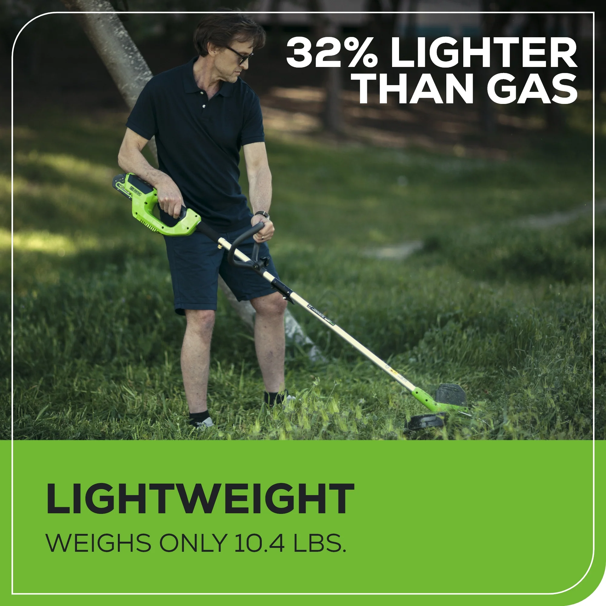 40V 12" Cordless Battery String Trimmer (Tool Only) - Image 5