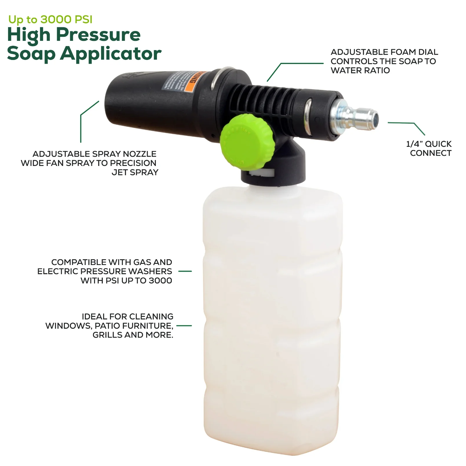 Universal High Pressure Soap Applicator - Image 2