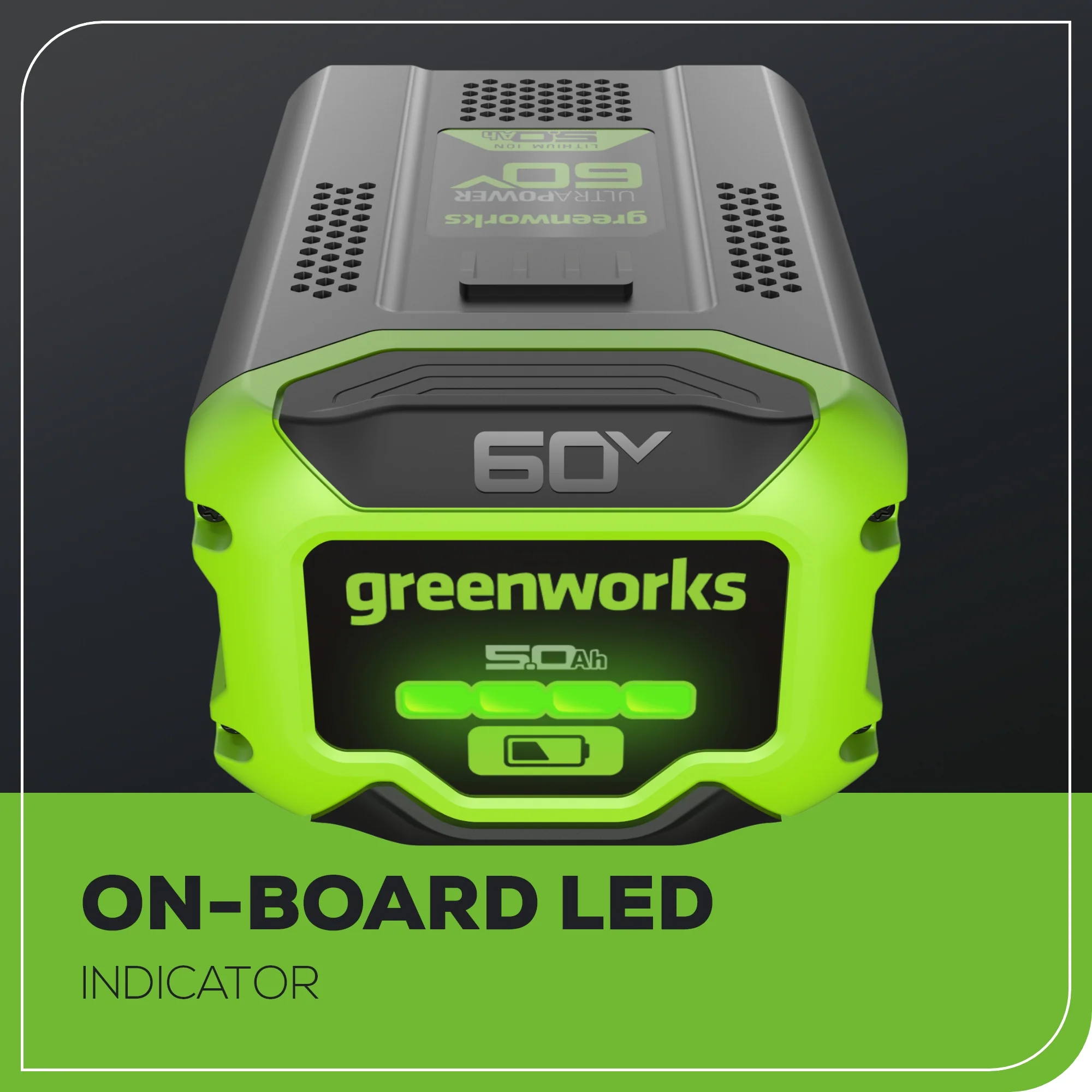 60V 5.0 Ah Ultra Power Battery - Image 3