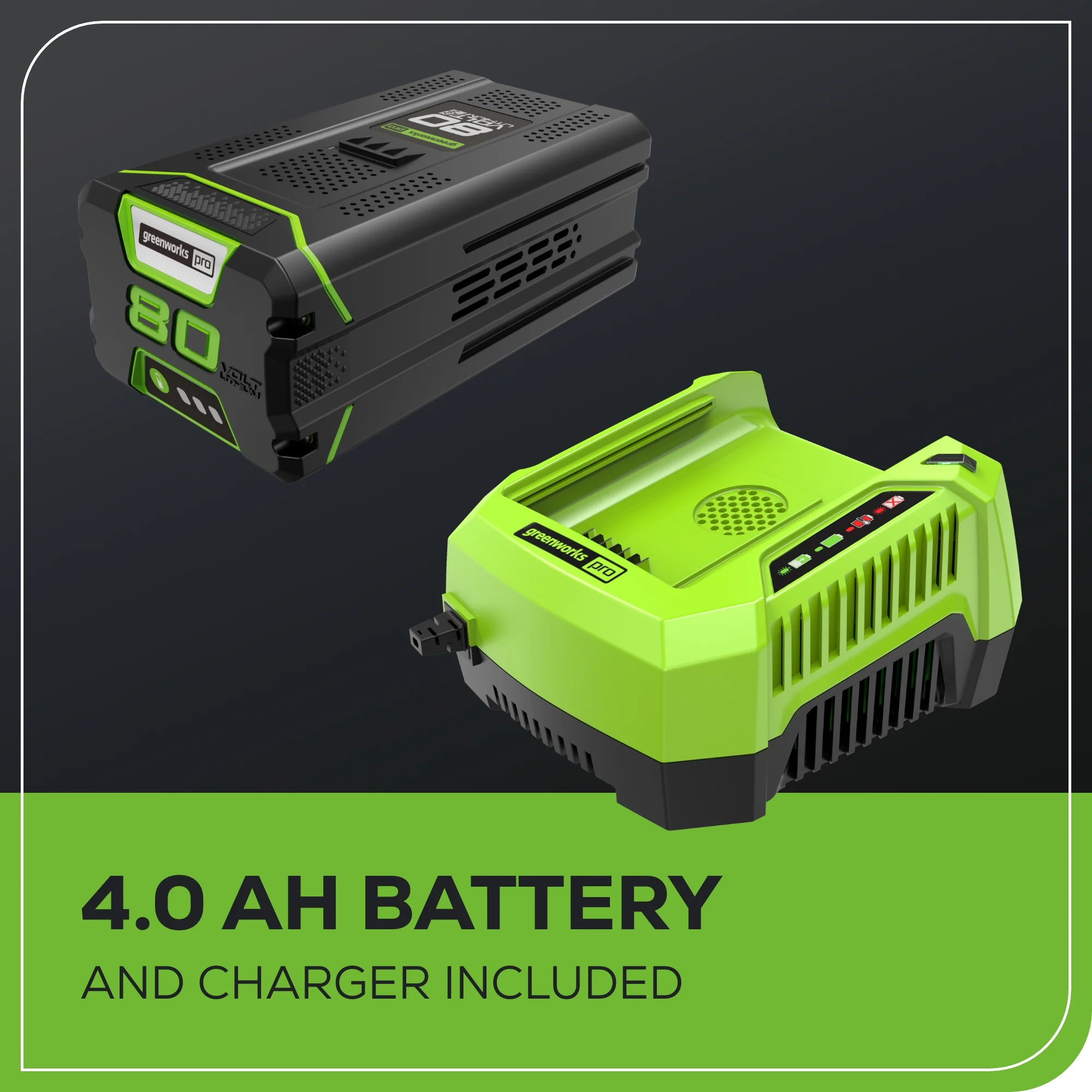 80V 21" GEN 2 Cordless Battery 4-in-1 Push Lawn Mower (Auto Switch): 4.0 Ah Battery and Charger, LM2118 - Image 11