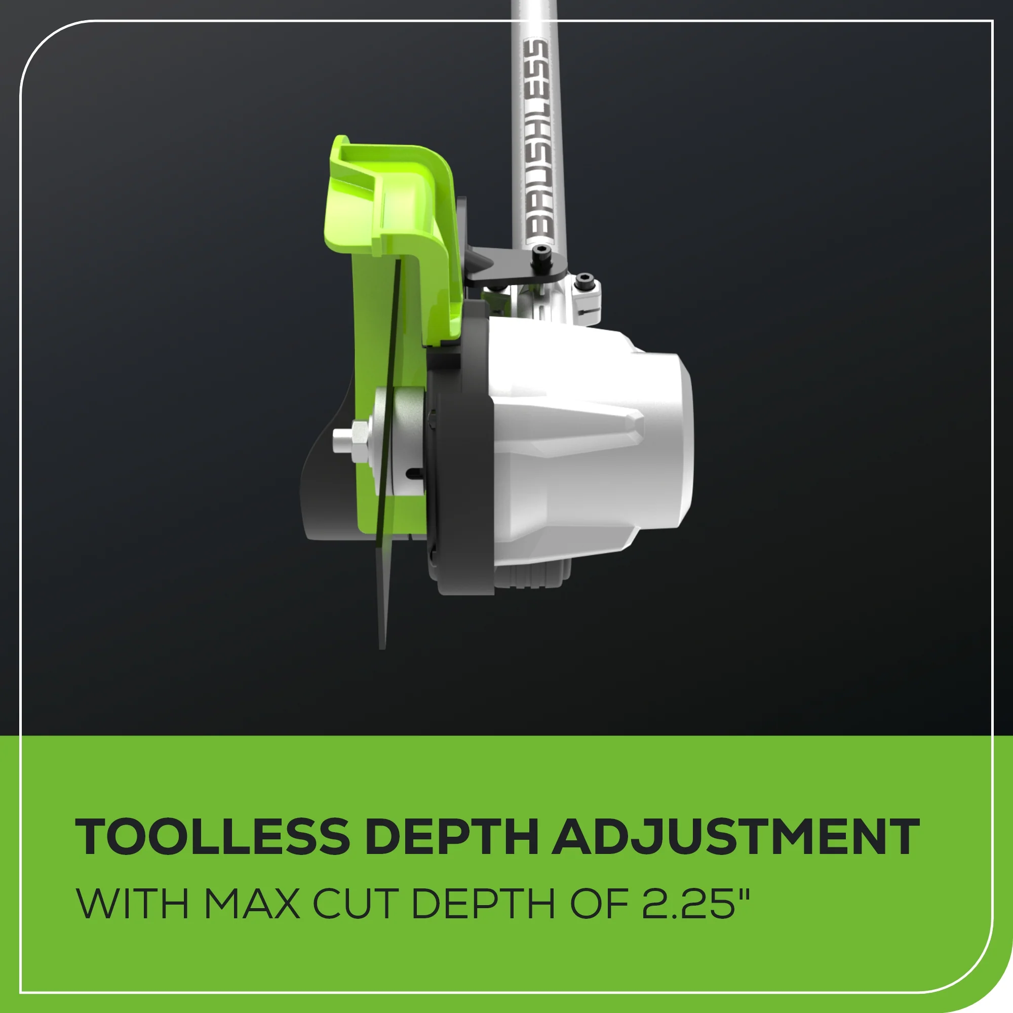 80V 8" Brushless Edger Gen 2 (Tool Only) - Image 8