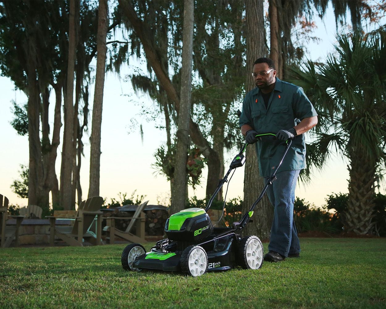 Pro 80V 21" Brushless Push Lawn Mower w/ (2) 2.0Ah Batteries & Rapid Charger - Image 13