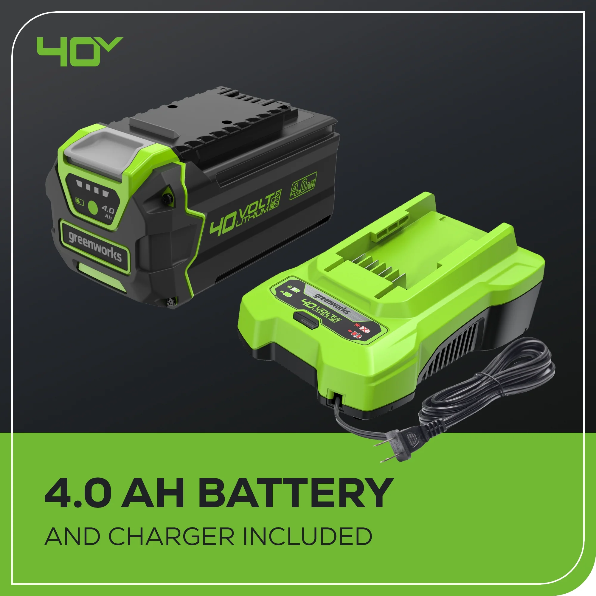 40V 16" Cordless Battery Brushless Push Lawn Mower and 350 CFM Blower Combo Kit: 4.0 Ah Battery and Charger - Image 17