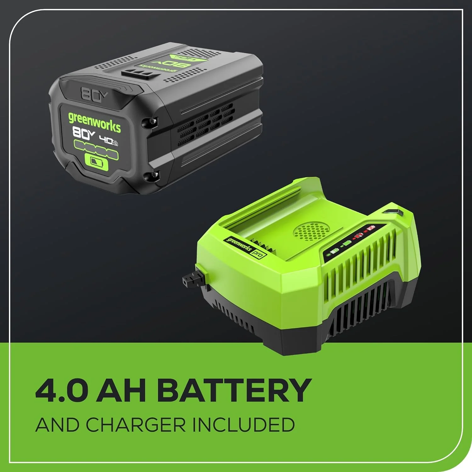 80V 21" Cordless Battery 4-in-1 Self-Propelled Lawn Mower: 4.0 Ah Battery and Charger, LM2108S - Image 10