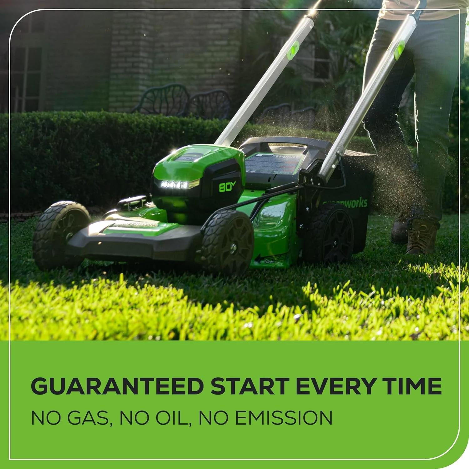 80V 21" Cordless Battery 4-in-1 Self-Propelled Lawn Mower and 700CFM Blower Combo Kit: 5.0 Ah Battery and 6A Charger - Image 5