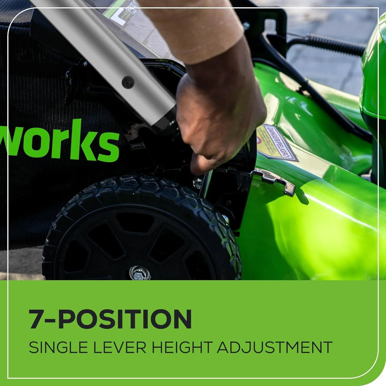 80V 21" Cordless Battery 4-in-1 Self-Propelled Lawn Mower and 700CFM Blower Combo Kit: 5.0 Ah Battery and 6A Charger - Image 6