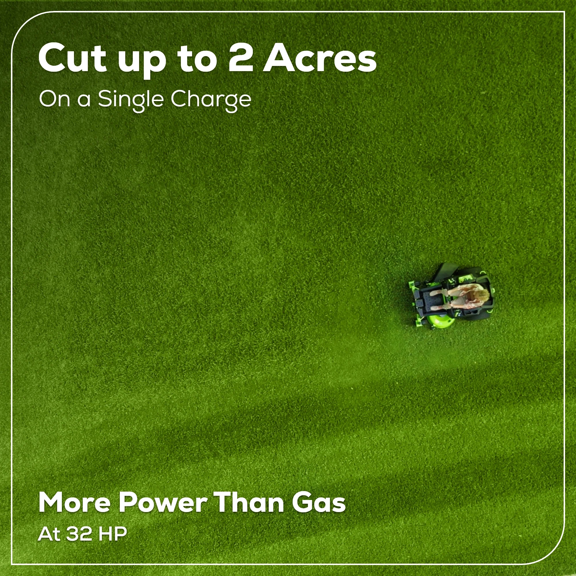 RENEWED 80V 42" Cordless Battery CrossoverZ Zero Turn Lawn Mower, (6) 5.0Ah Batteries and Chargers, CRZ4281 - Image 5