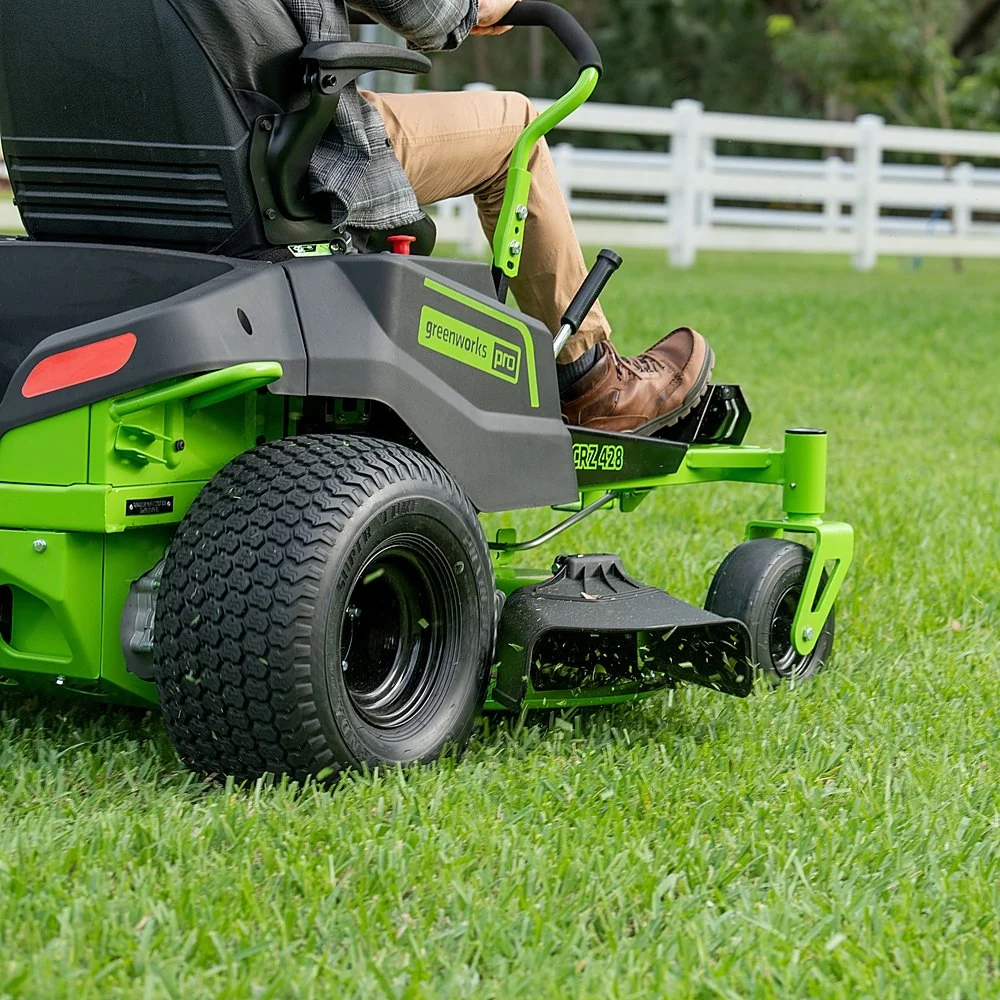 80V 42" Cordless Battery CrossoverZ Zero Turn Lawn Mower, Twelve (12) 4.0 Ah Batteries and (3) Dual-Port Turbo Chargers, CRZ4281 - Image 4