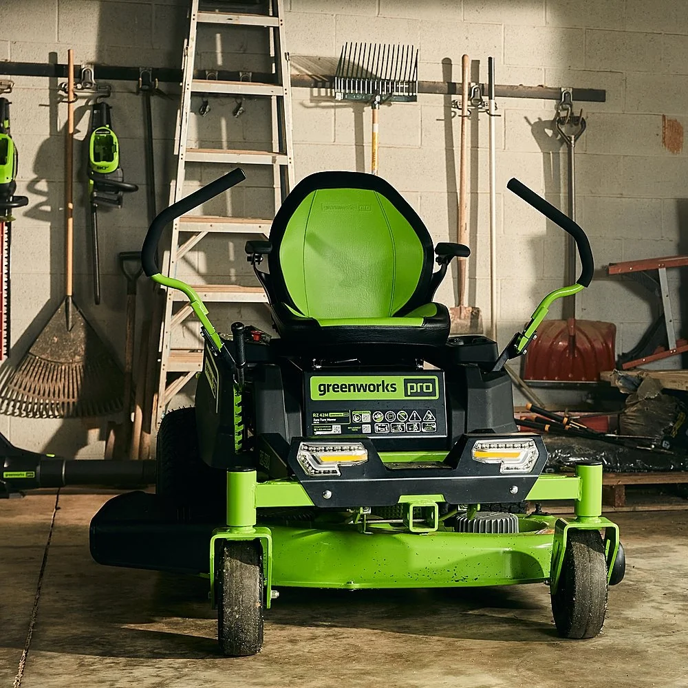 80V 42" Cordless Battery CrossoverZ Zero Turn Lawn Mower, Twelve (12) 4.0 Ah Batteries and (3) Dual-Port Turbo Chargers, CRZ4281 - Image 7